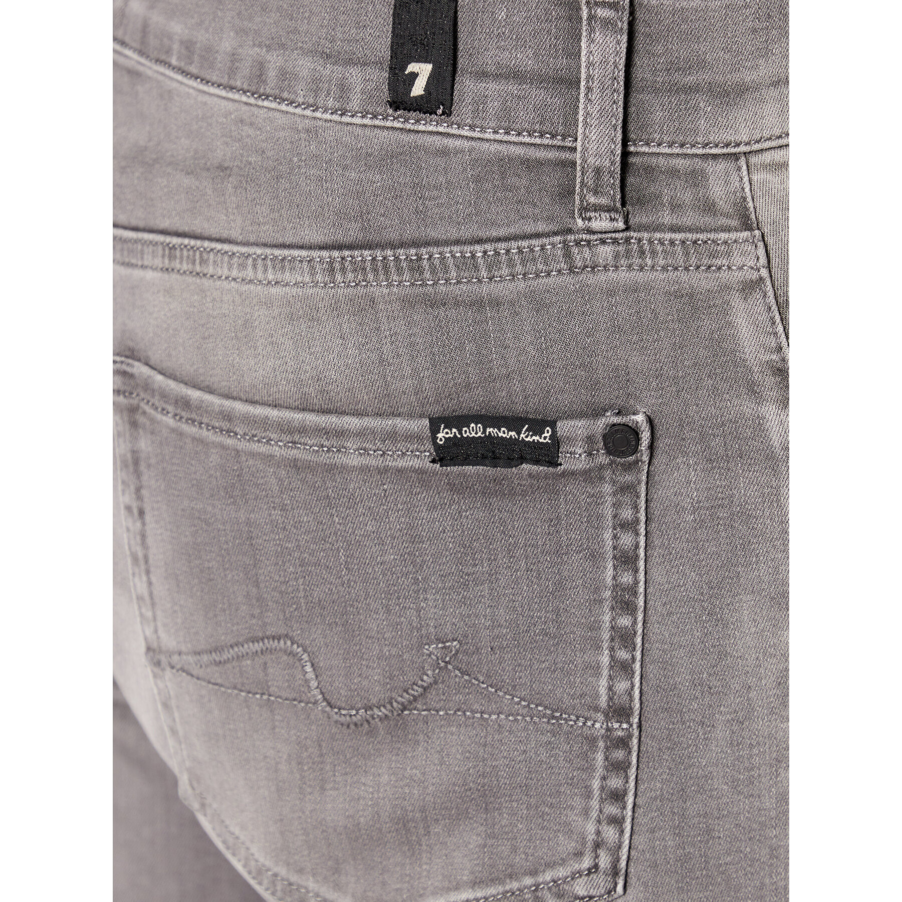 7 For All Mankind Jeansy Slimmy Tapered JSMXA240OP Šedá Slim Fit - Pepit.cz