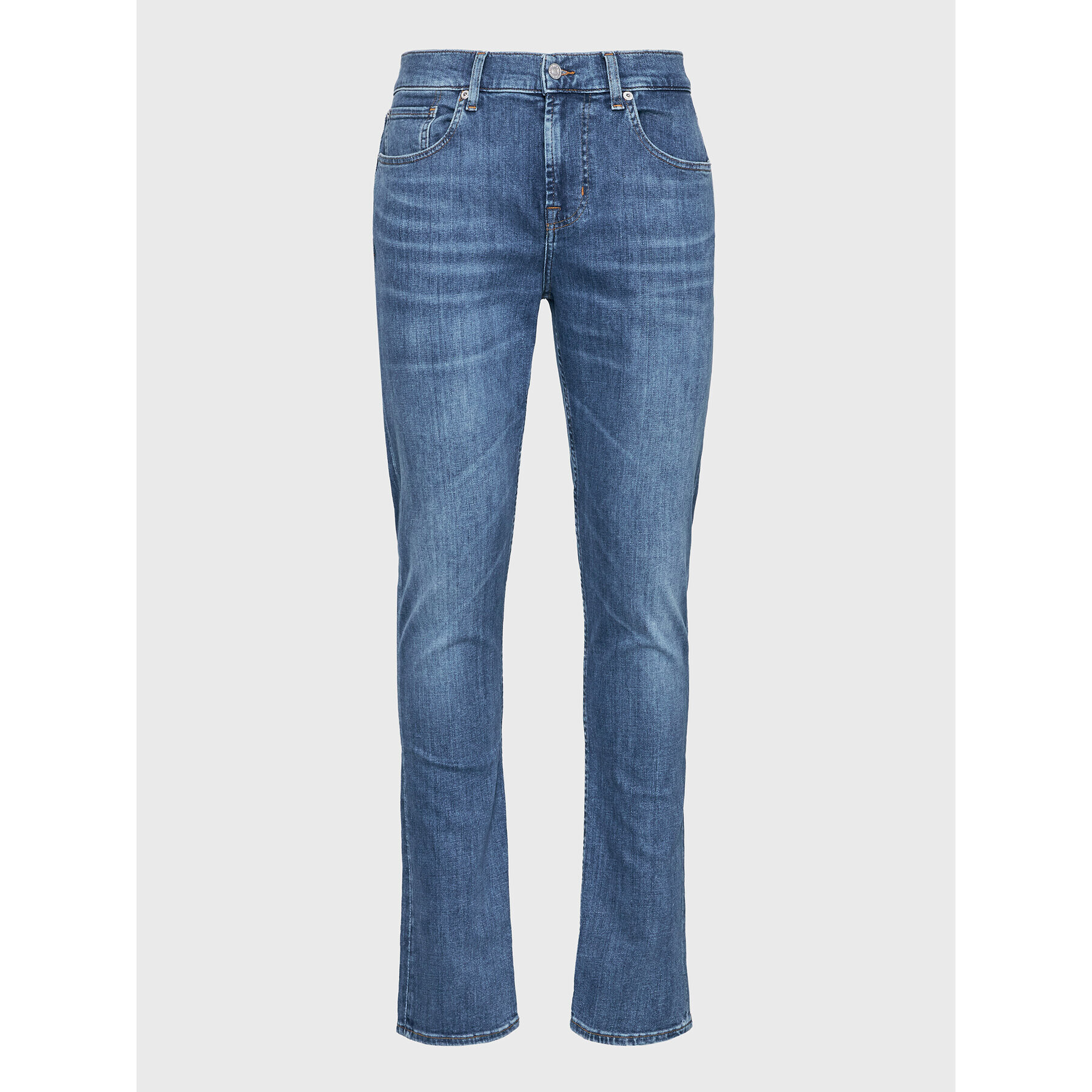 7 For All Mankind Jeansy Slimmy Tapered JSMXC120TO Modrá Slim Tapered Fit - Pepit.cz