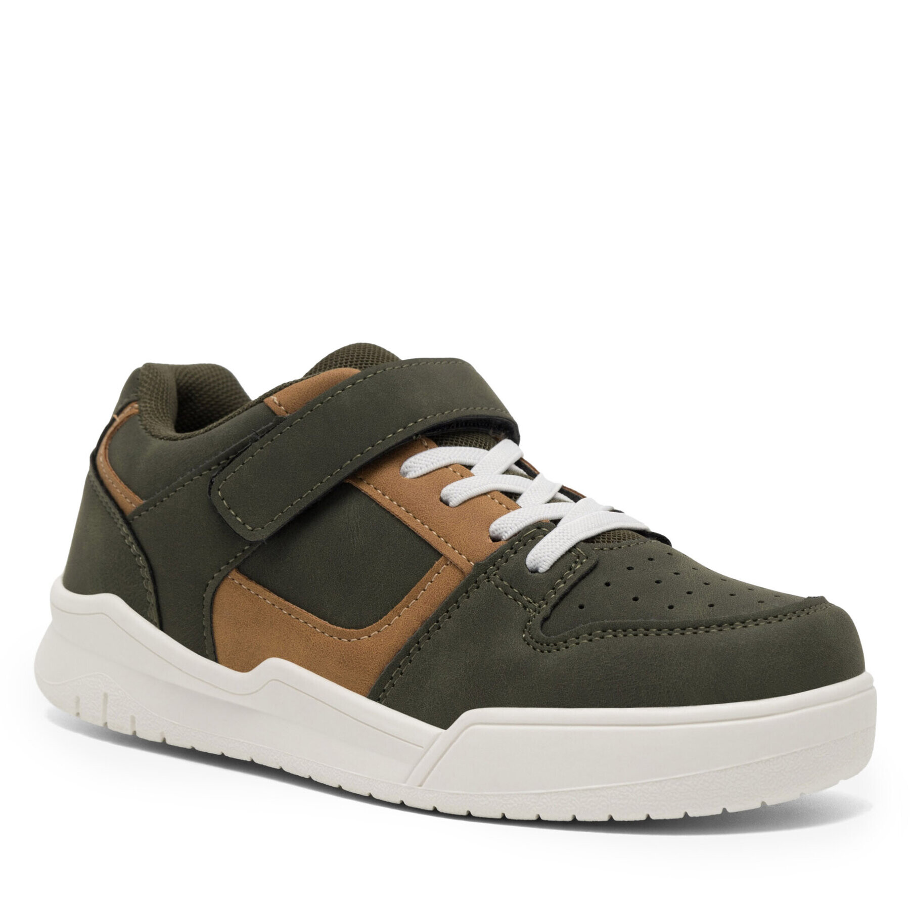 Action Boy Sneakersy AVO-266-065 Khaki - Pepit.cz