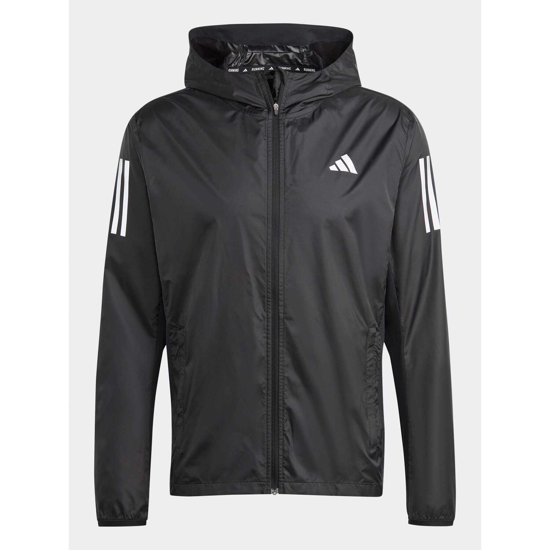 adidas Běžecká bunda Own the Run HZ4523 Černá Slim Fit - Pepit.cz