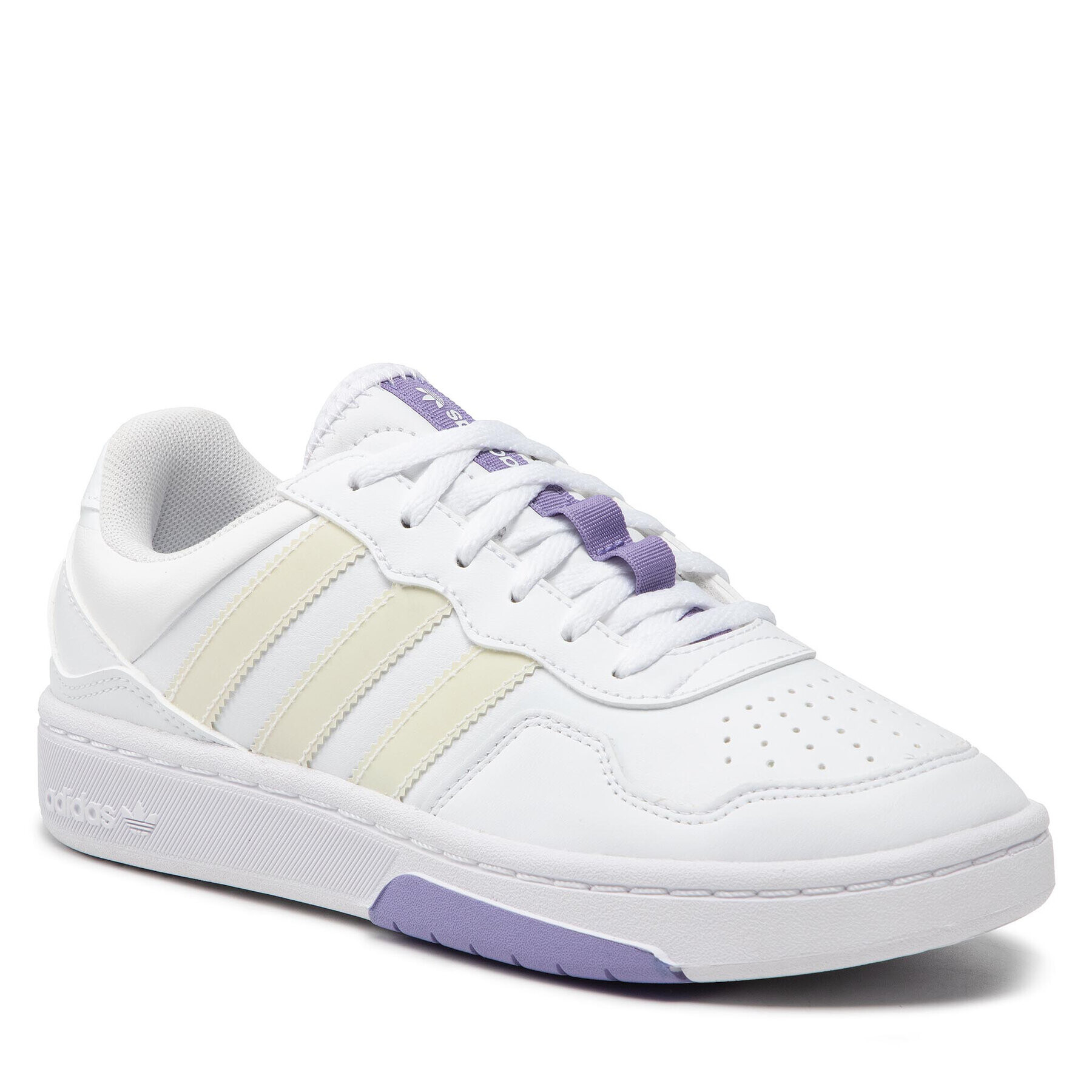 adidas Boty Courtic J GY3642 Bílá - Pepit.cz