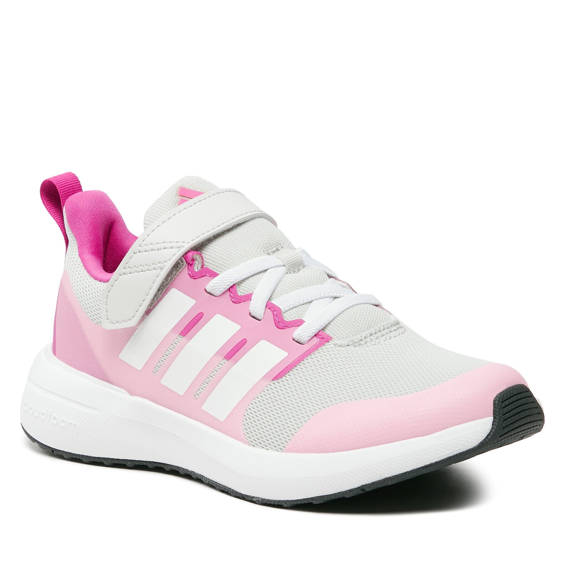 adidas Boty Fortarun 2.0 Cloudfoam Sport Running Elastic Lace Top Strap Shoes HR0290 Šedá - Pepit.cz