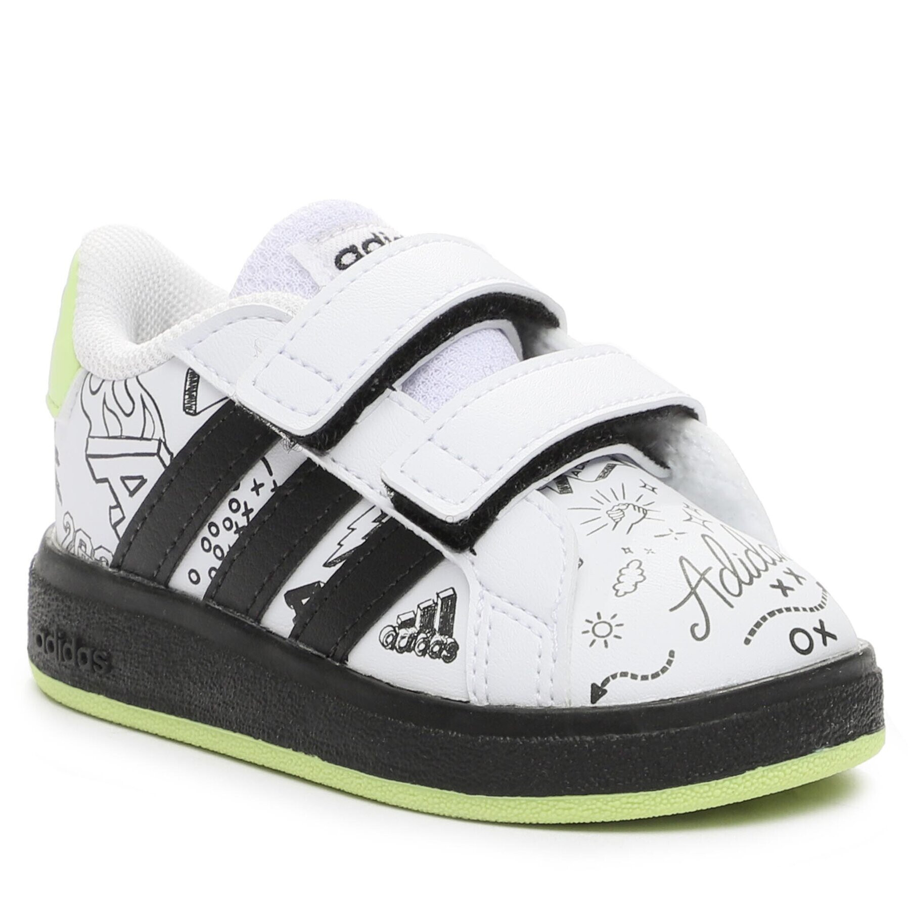 adidas Boty Grand Court 2.0 Shoes Kids IG4848 Bílá - Pepit.cz