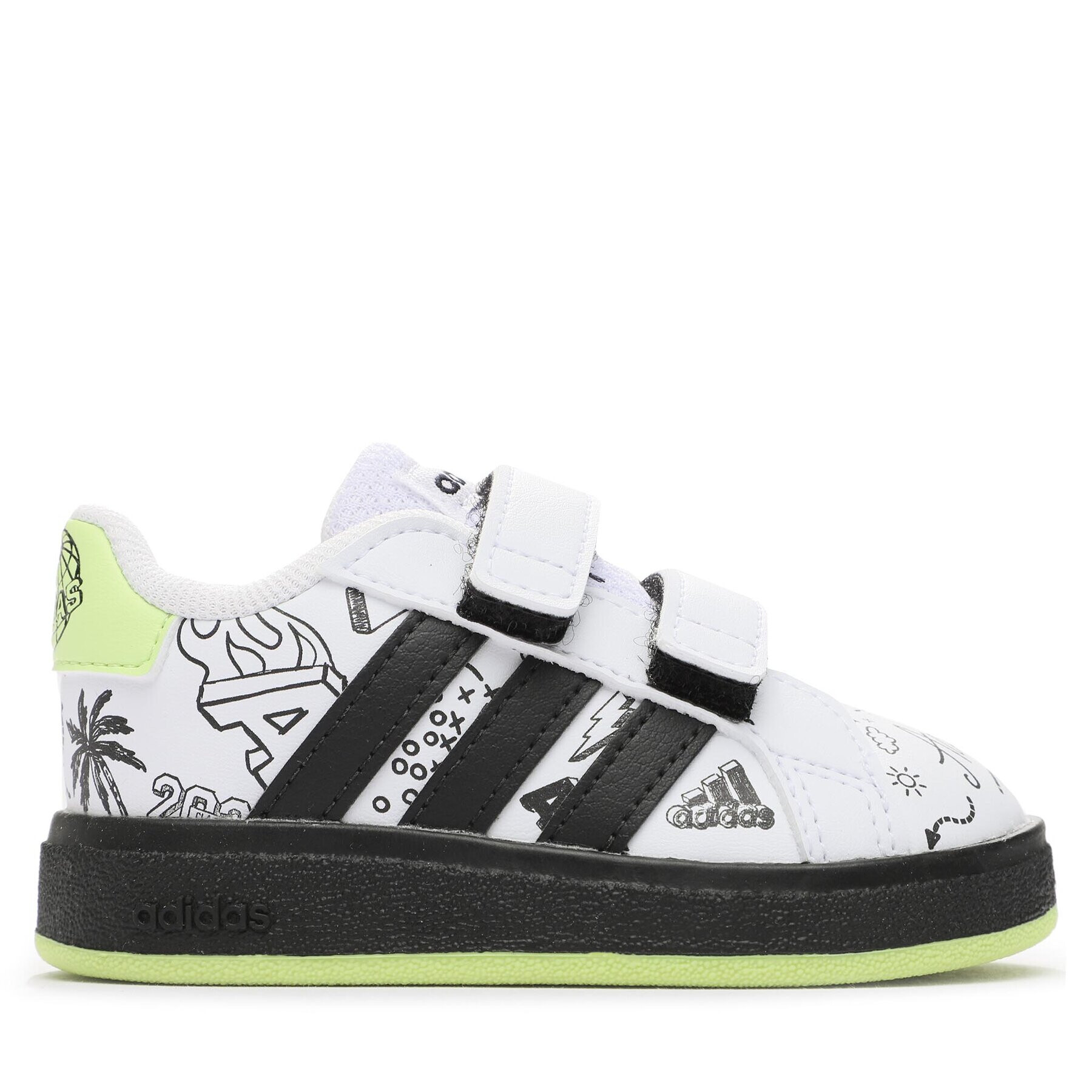 adidas Boty Grand Court 2.0 Shoes Kids IG4848 Bílá - Pepit.cz