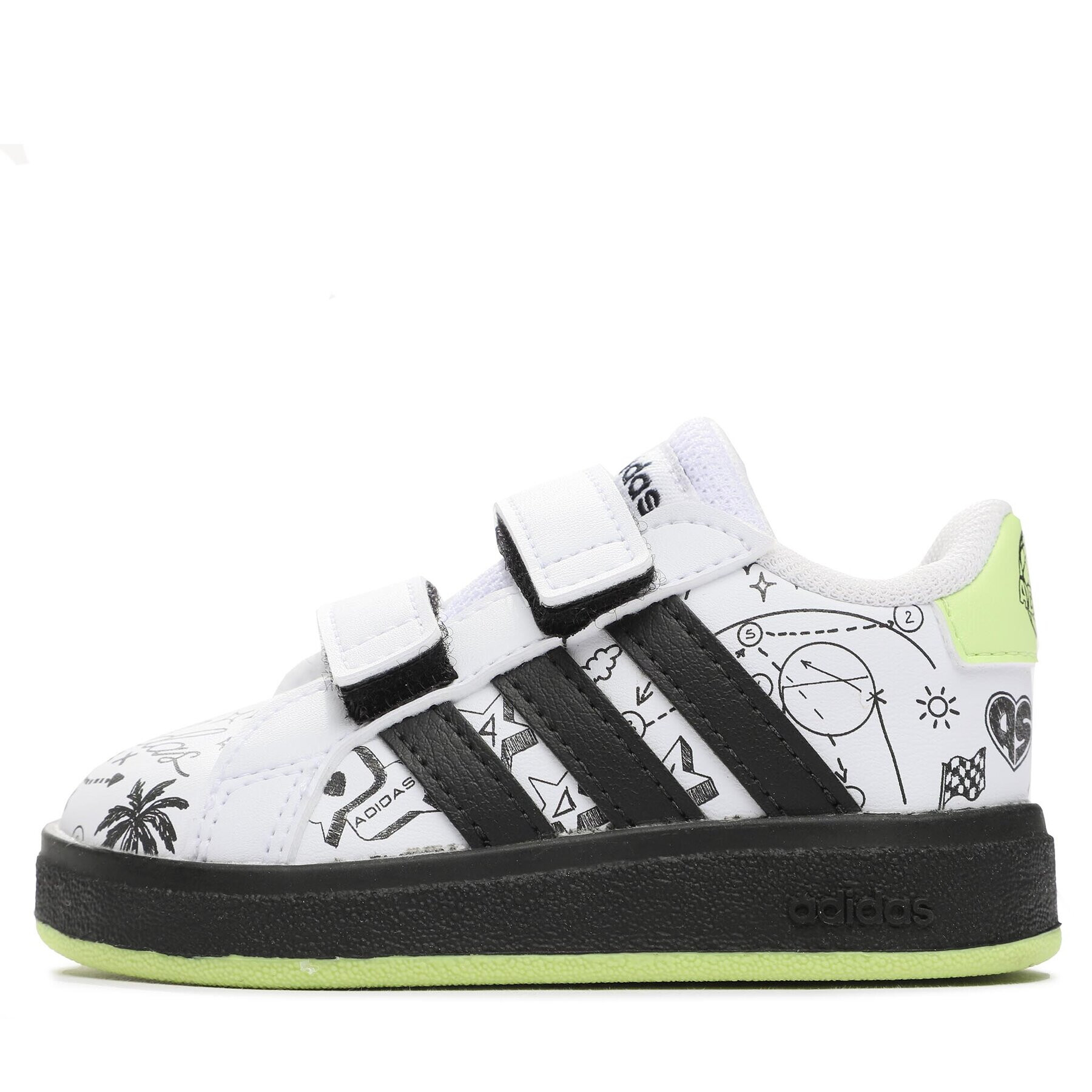 adidas Boty Grand Court 2.0 Shoes Kids IG4848 Bílá - Pepit.cz