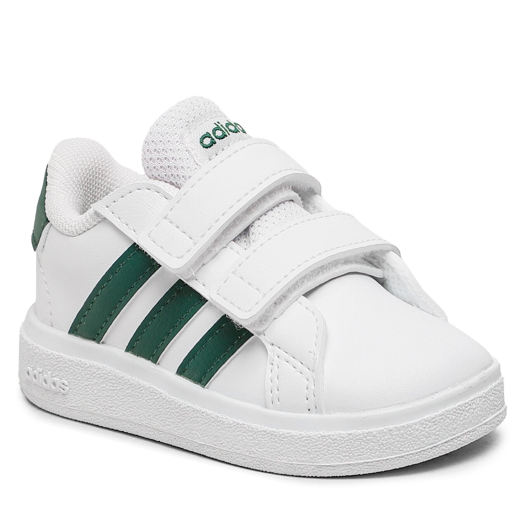 adidas Boty Grand Court Lifestyle Hook and Loop Shoes IG2560 Bílá - Pepit.cz