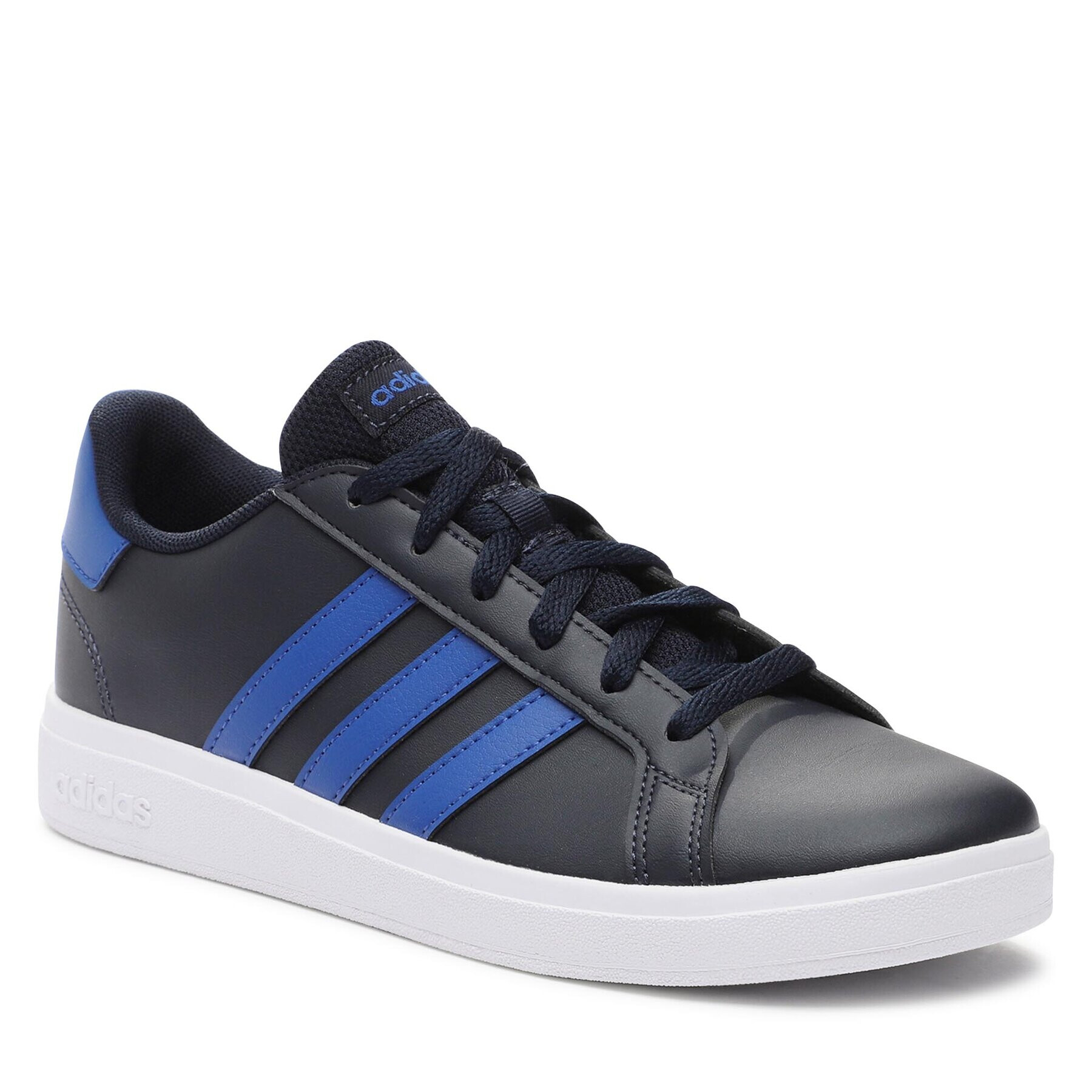 adidas Boty Grand Court Lifestyle Tennis Lace-Up Shoes IG4827 Modrá - Pepit.cz