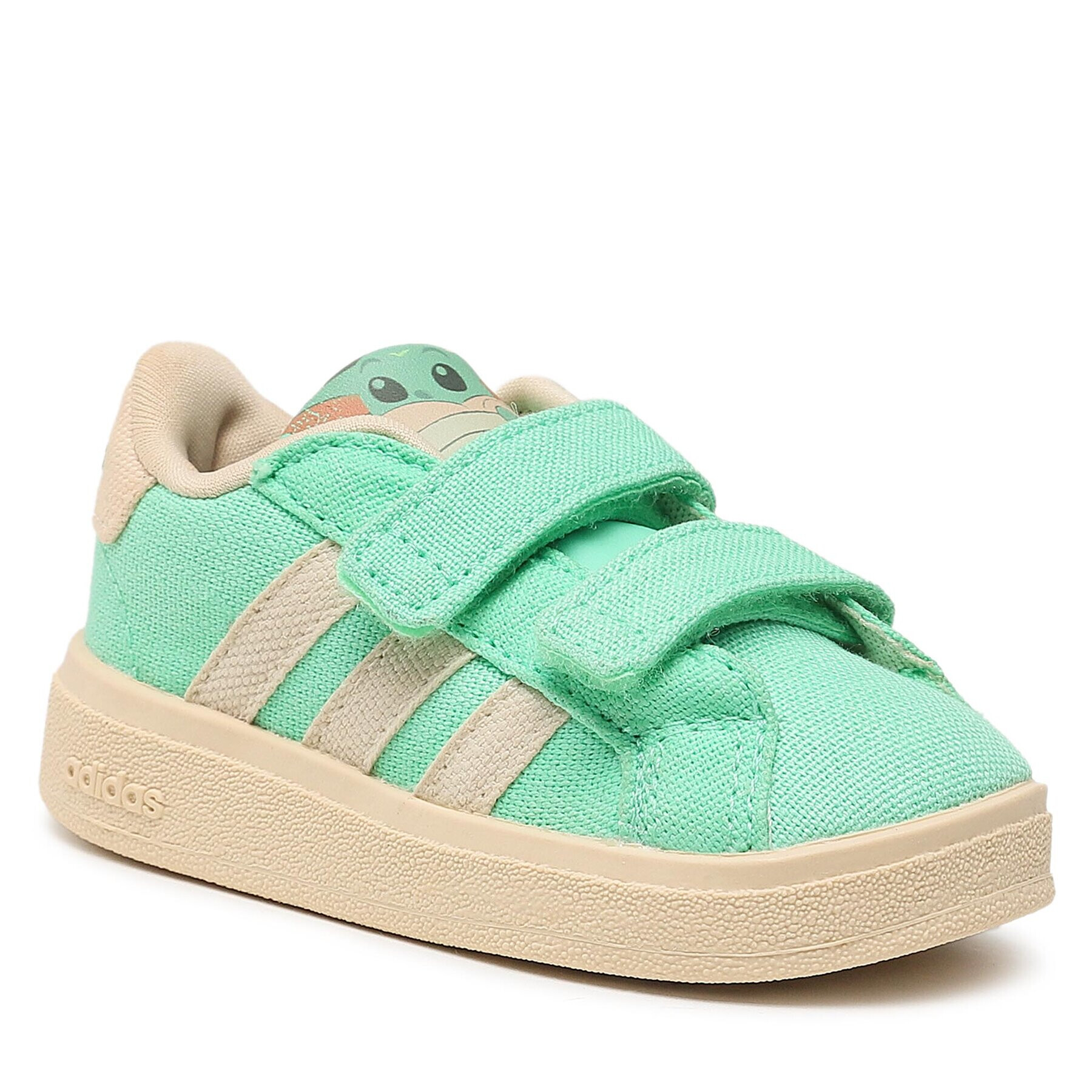 adidas Boty Grand Court x Disney Grogu Shoes Kids IG0450 Zelená - Pepit.cz