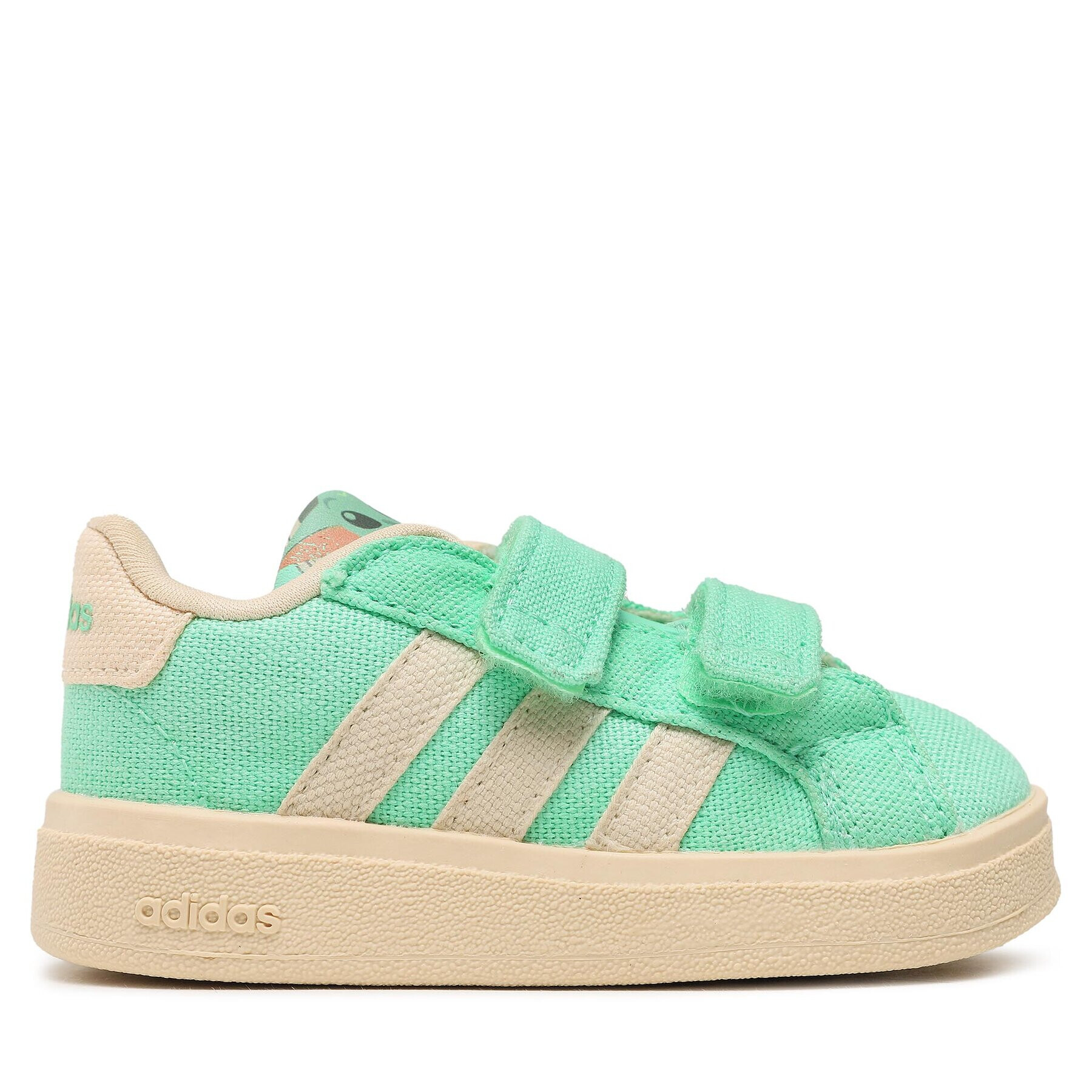 adidas Boty Grand Court x Disney Grogu Shoes Kids IG0450 Zelená - Pepit.cz