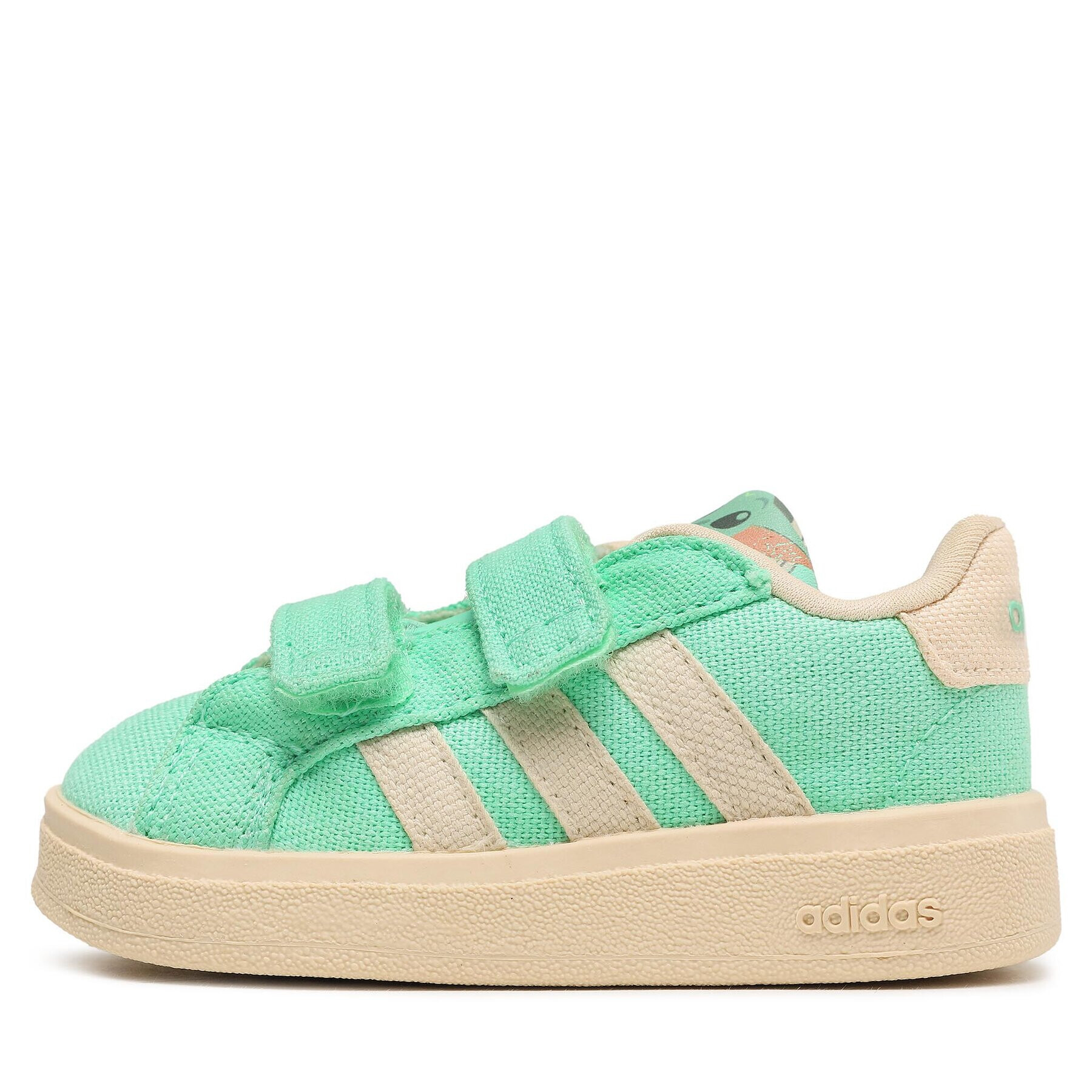 adidas Boty Grand Court x Disney Grogu Shoes Kids IG0450 Zelená - Pepit.cz