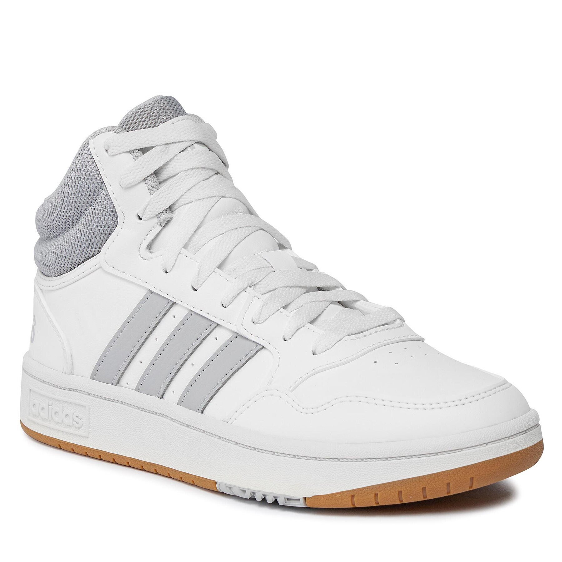 adidas Boty Hoops 3.0 Mid Lifestyle Basketball Classic Vintage Shoes IG5568 Bílá - Pepit.cz