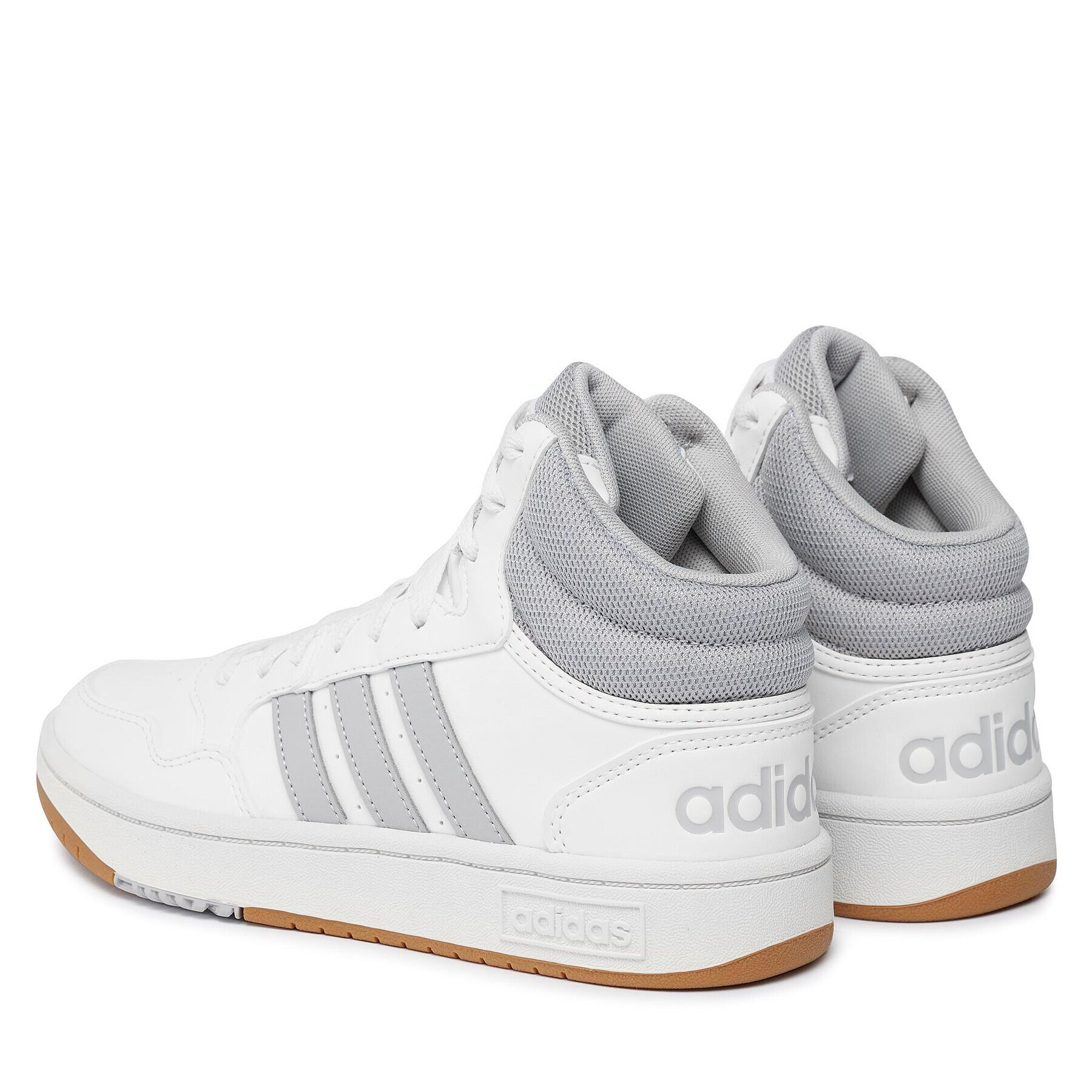 adidas Boty Hoops 3.0 Mid Lifestyle Basketball Classic Vintage Shoes IG5568 Bílá - Pepit.cz