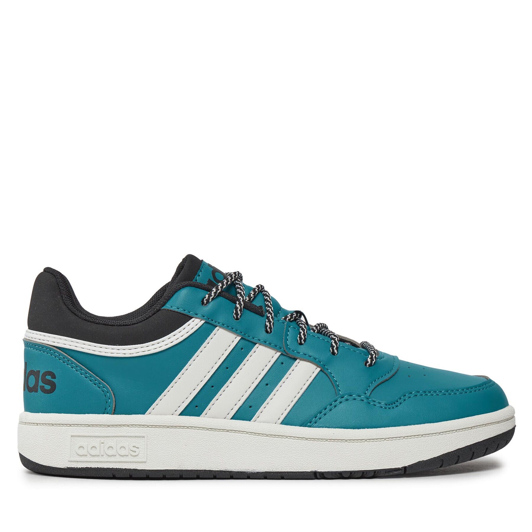 adidas Boty Hoops 3.0 Shoes Kids IF7747 Tyrkysová - Pepit.cz