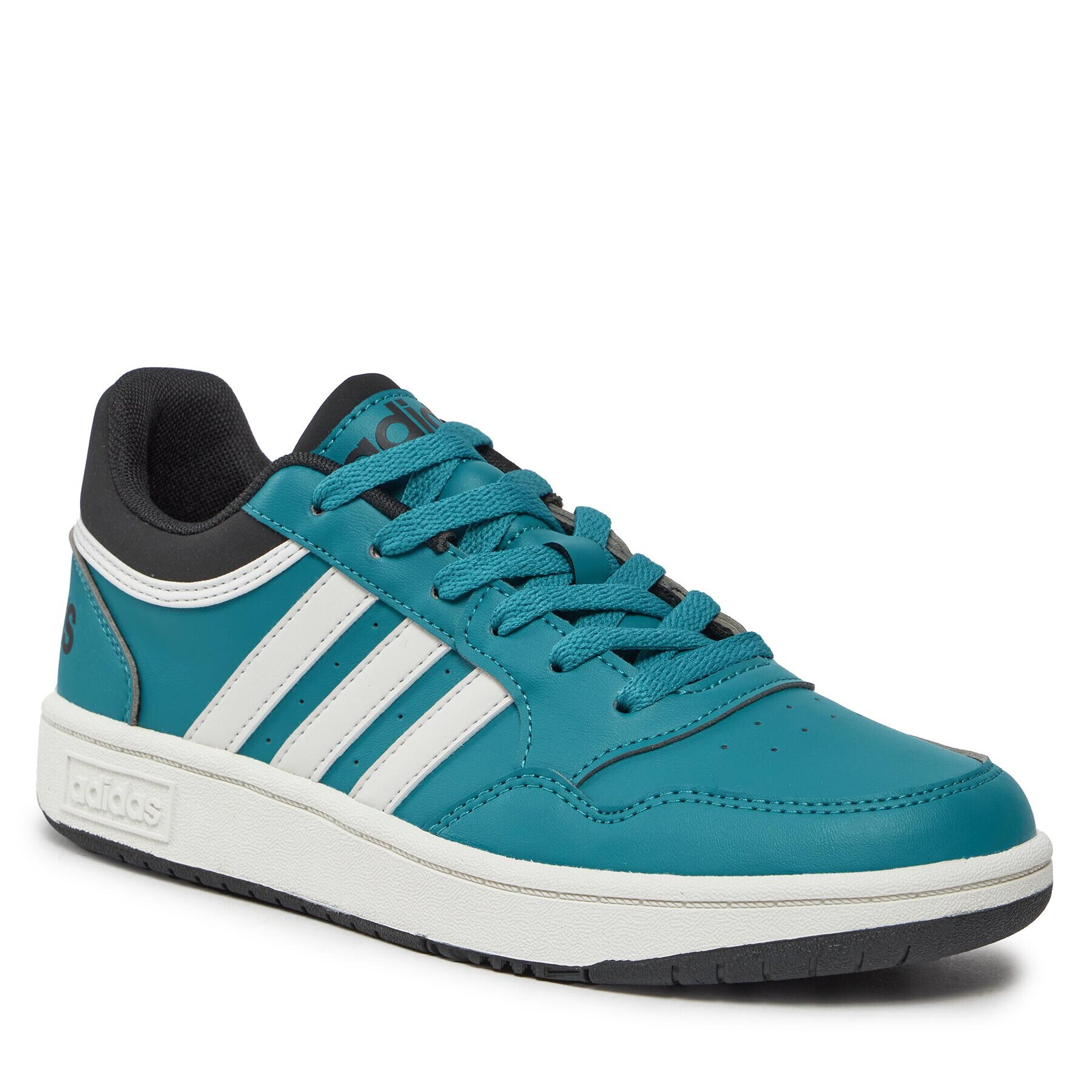 adidas Boty Hoops 3.0 Shoes Kids IF7747 Tyrkysová - Pepit.cz