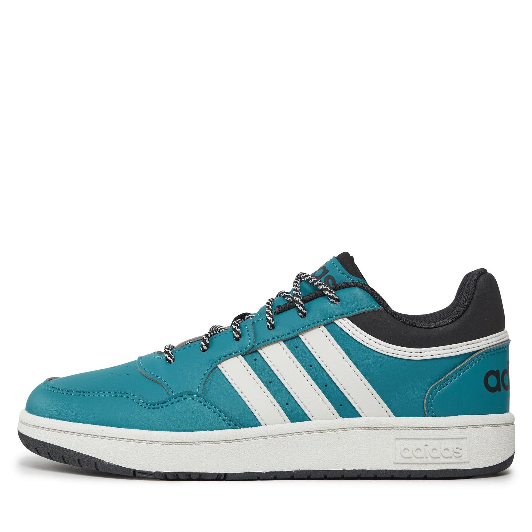 adidas Boty Hoops 3.0 Shoes Kids IF7747 Tyrkysová - Pepit.cz