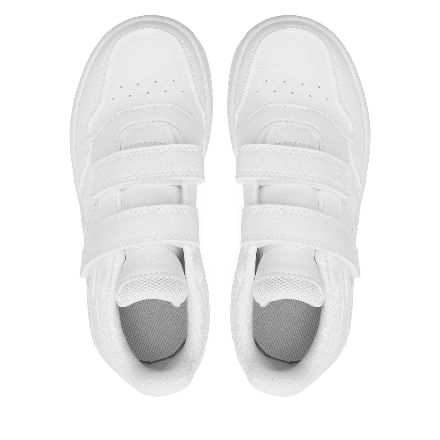 adidas Boty Hoops Lifestyle Basketball Hook-and-Loop GW0436 Bílá - Pepit.cz