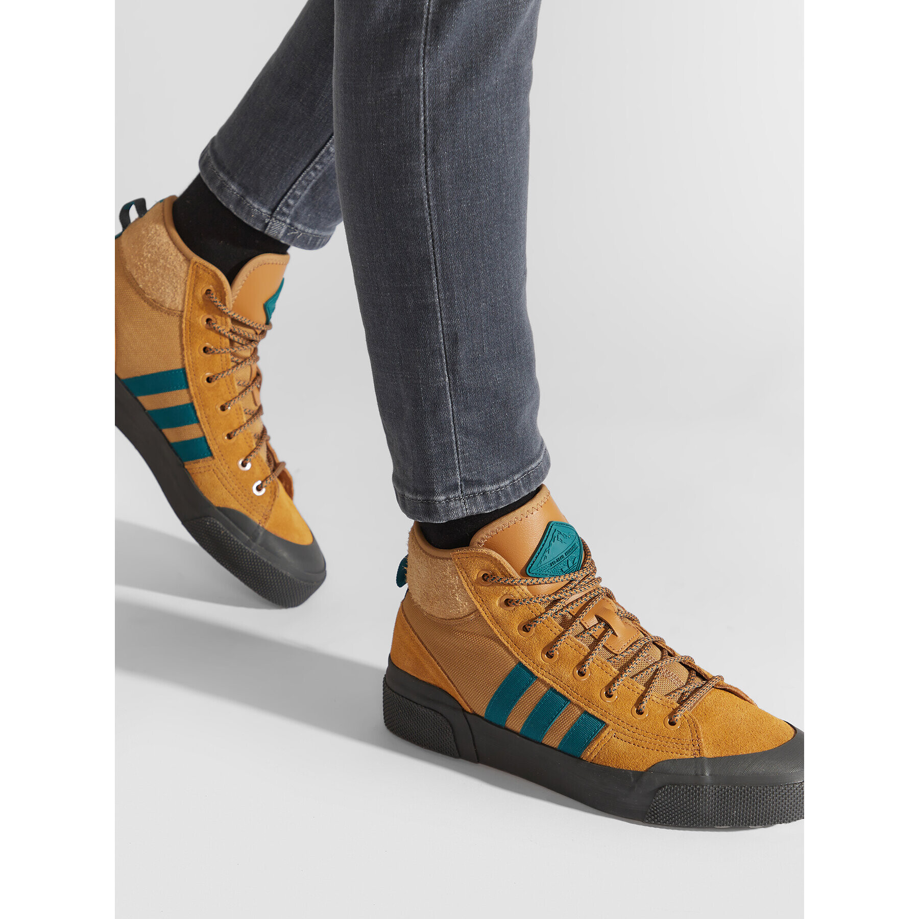 adidas Boty Nizza Hi Rf Atr GX2069 Hnědá - Pepit.cz