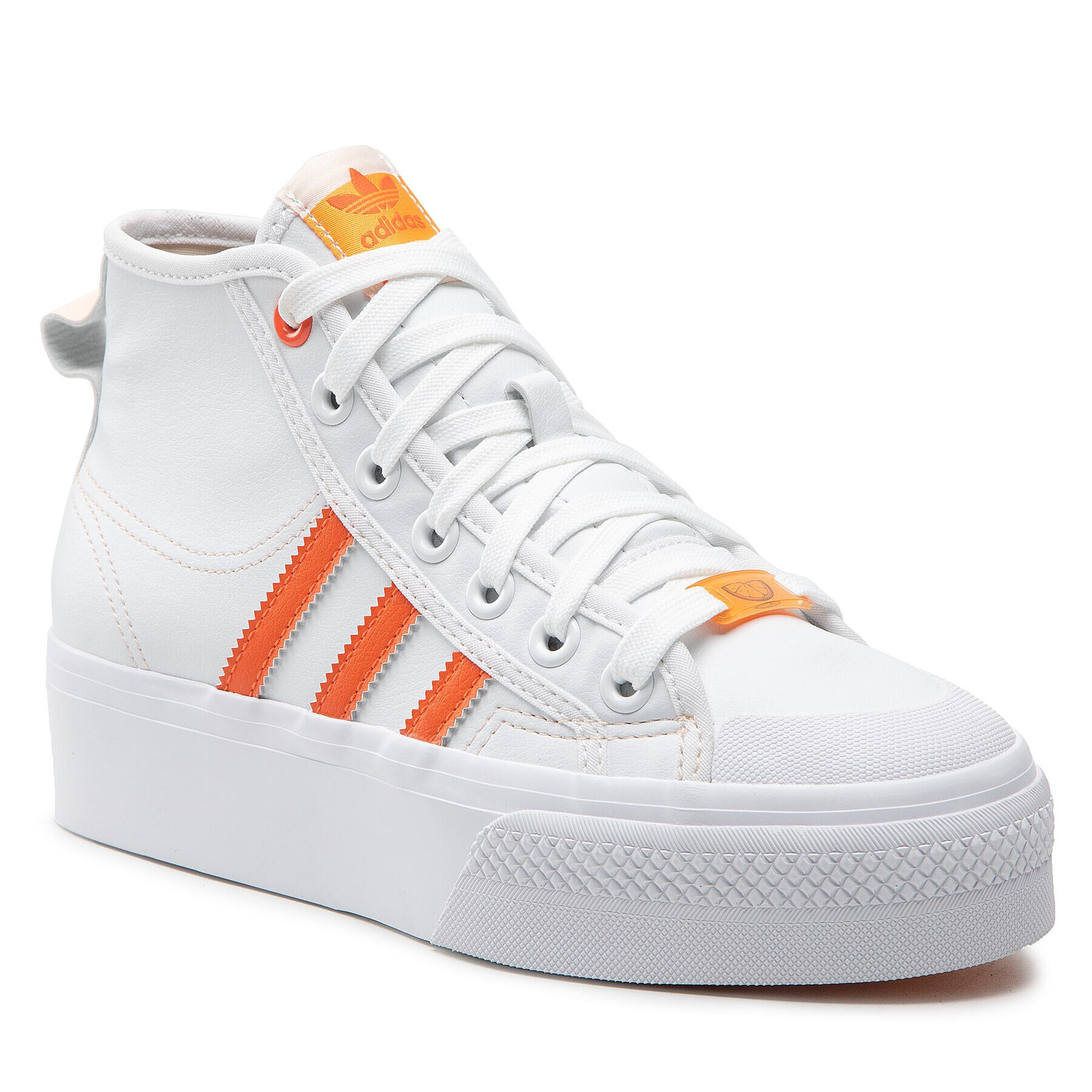 adidas Boty Nizza Platform Mid Her Veg GY1897 Bílá - Pepit.cz