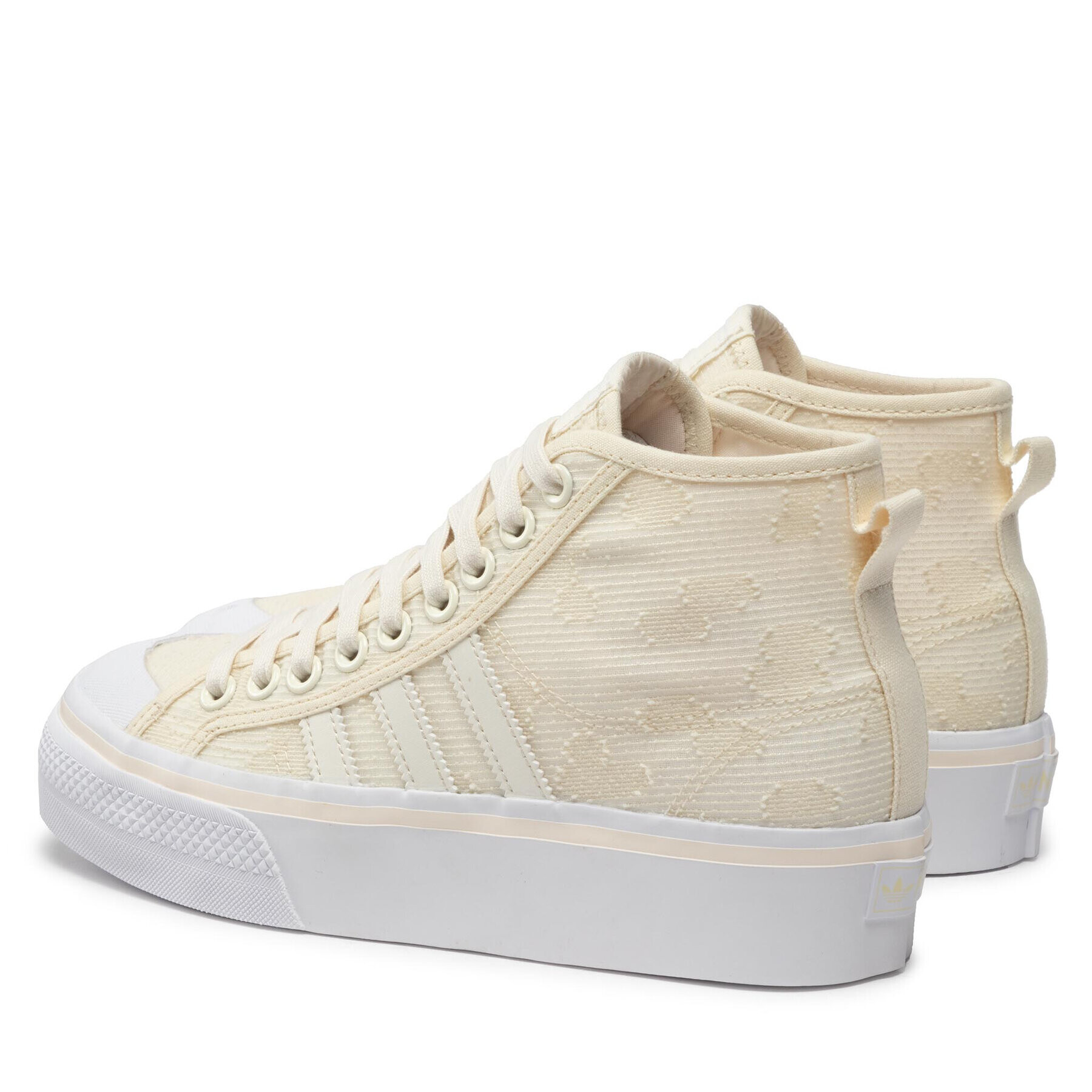 adidas Boty Nizza Platform Mid W GX8356 Béžová - Pepit.cz