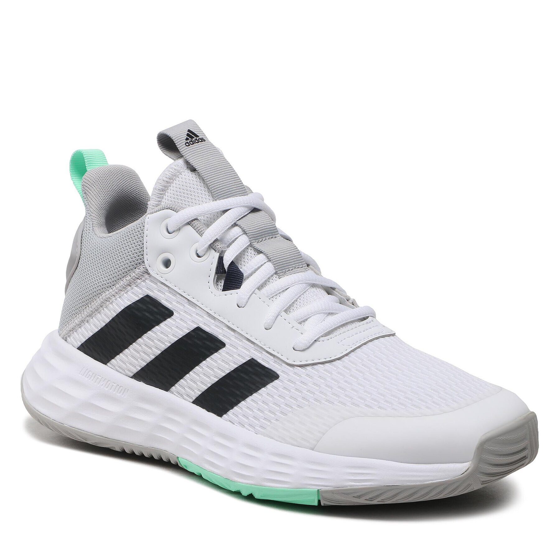 adidas Boty OwnTheGame 2.0 Lightmotion Sport Basketball Mid Shoes HP7888 Bílá - Pepit.cz