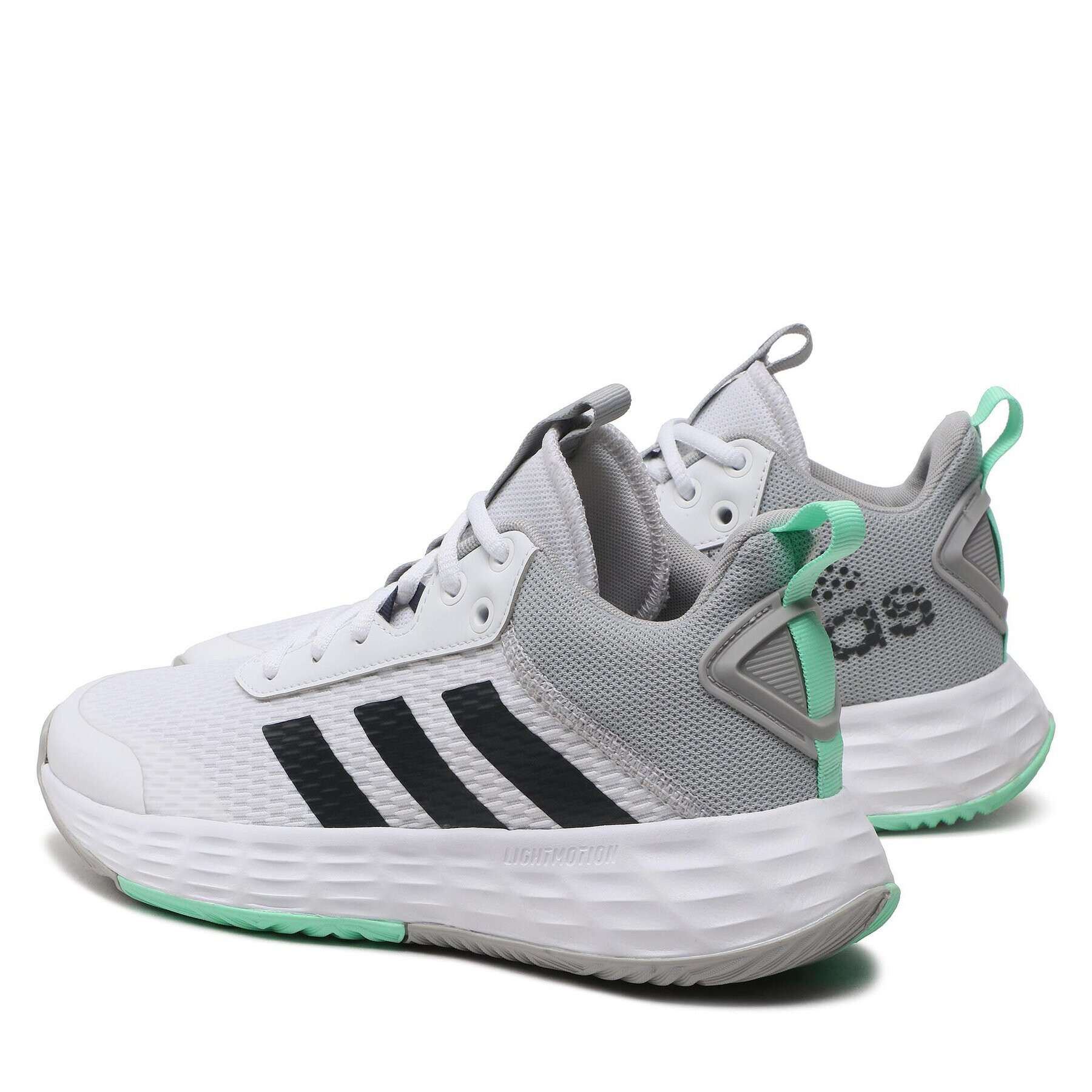 adidas Boty OwnTheGame 2.0 Lightmotion Sport Basketball Mid Shoes HP7888 Bílá - Pepit.cz