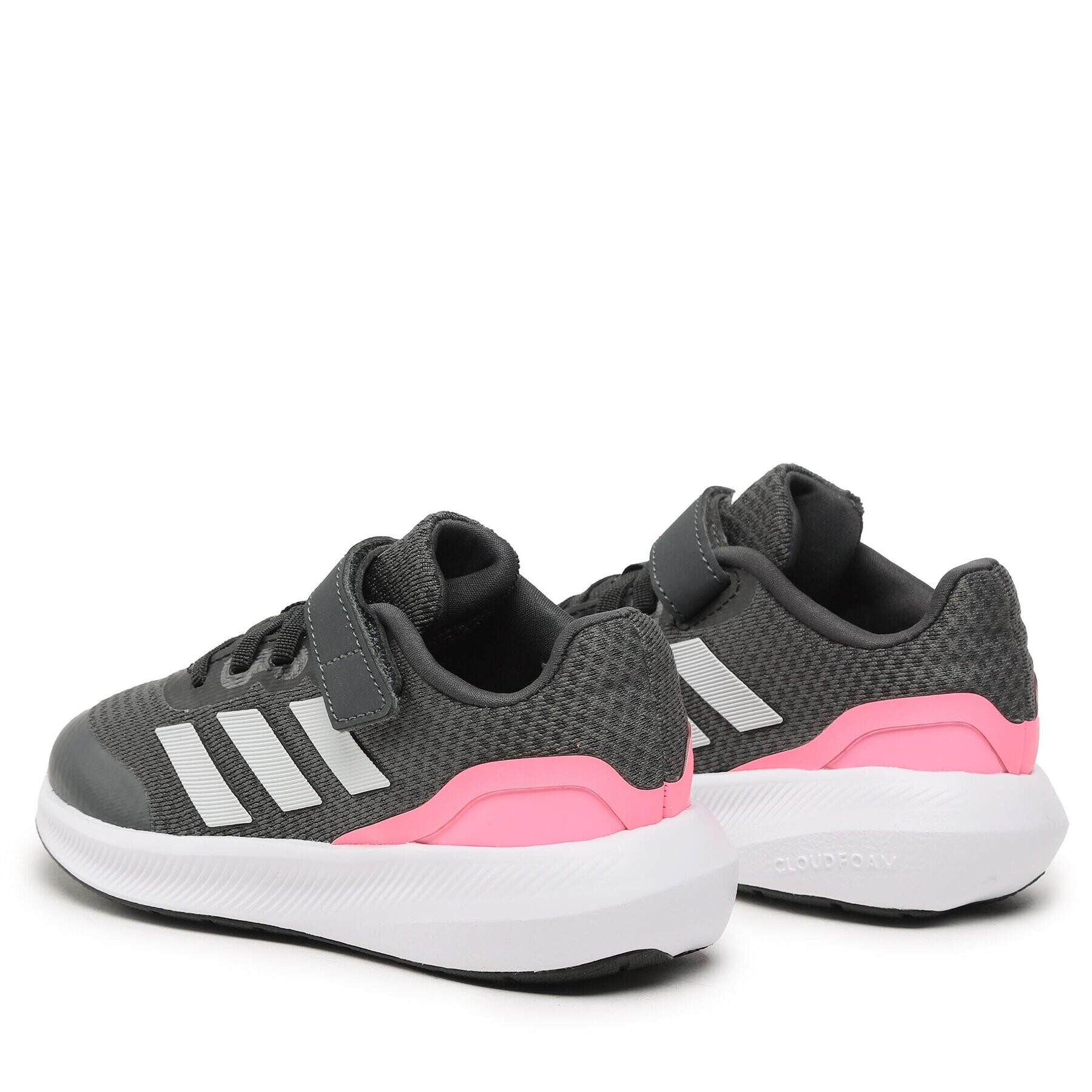 adidas Boty Runfalcon 3.0 Sport Running Elastic Lace Top Strap Shoes HP5873 Šedá - Pepit.cz