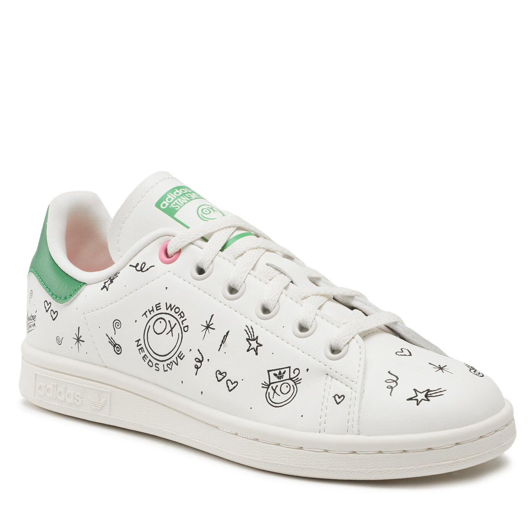 adidas Boty Stan Smith J GY1786 Bílá - Pepit.cz