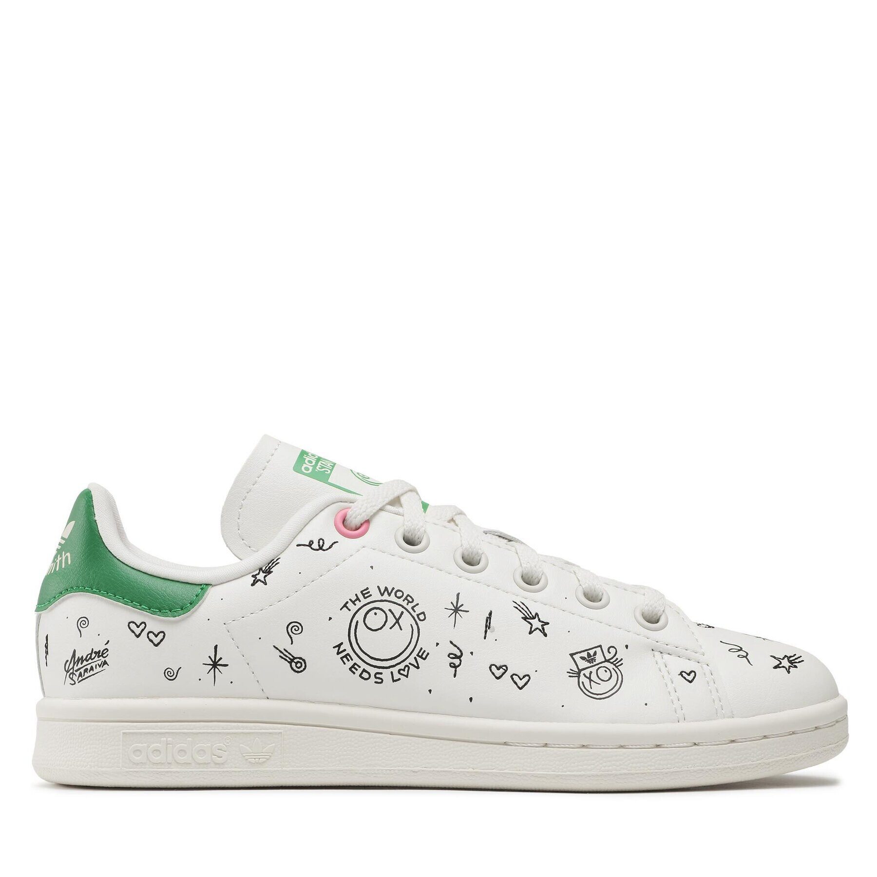 adidas Boty Stan Smith J GY1786 Bílá - Pepit.cz