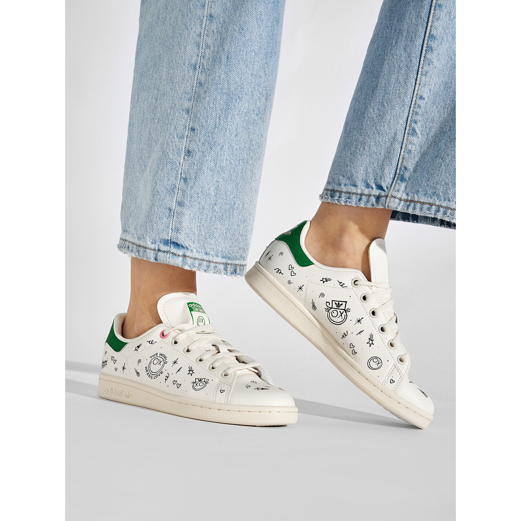 adidas Boty Stan Smith J GY1786 Bílá - Pepit.cz