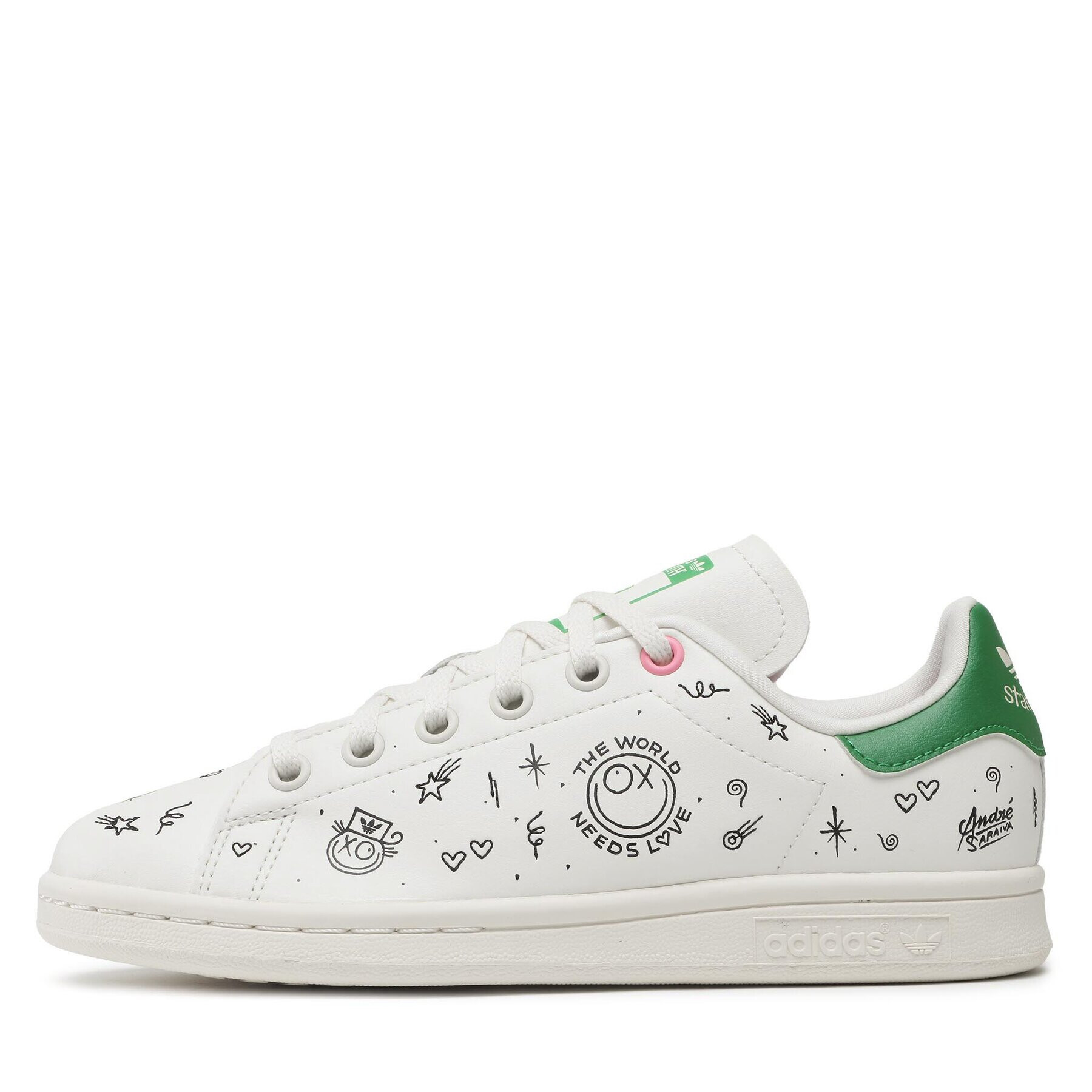 adidas Boty Stan Smith J GY1786 Bílá - Pepit.cz