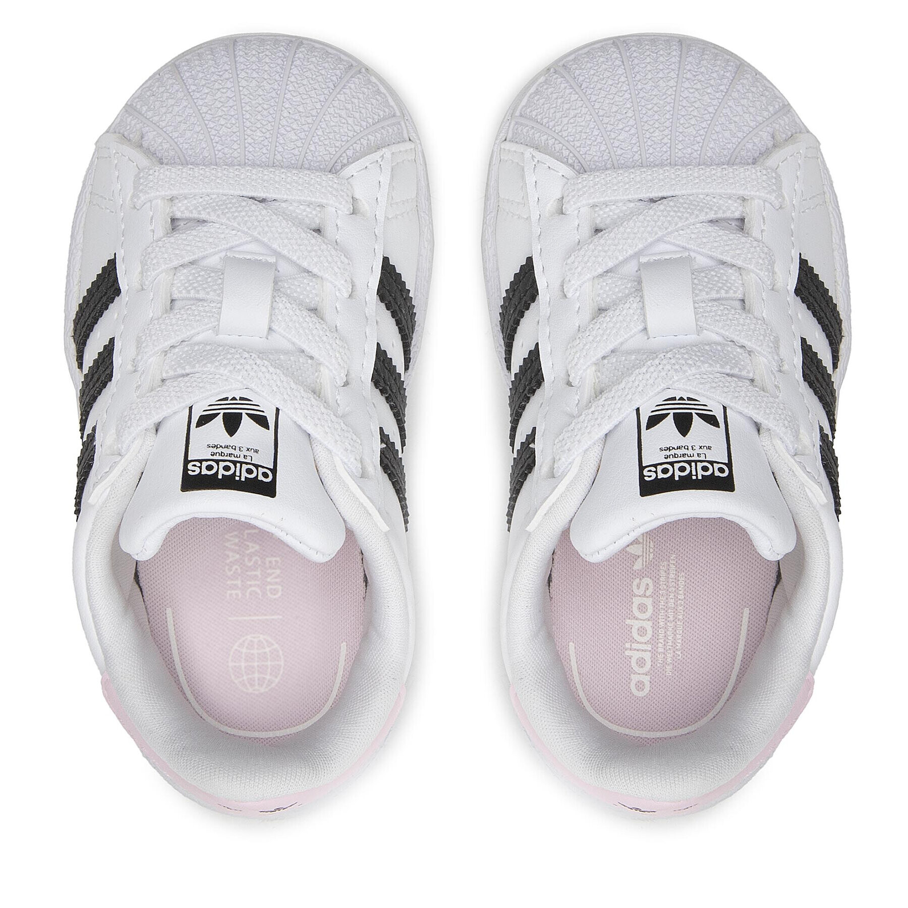 adidas Boty Superstar El I GY9322 Bílá - Pepit.cz