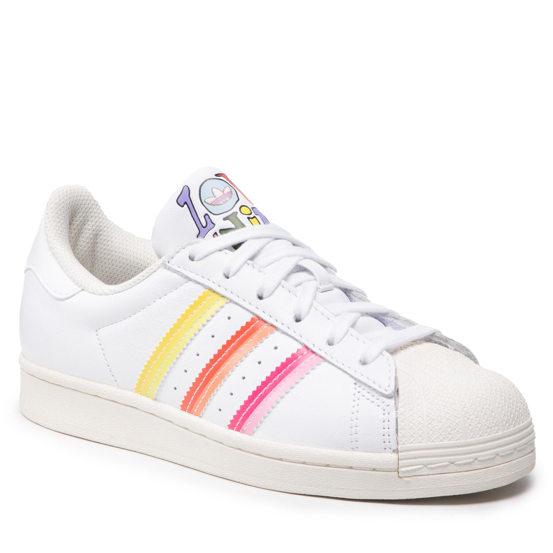 adidas Boty Superstar Pride GW2415 Bílá - Pepit.cz