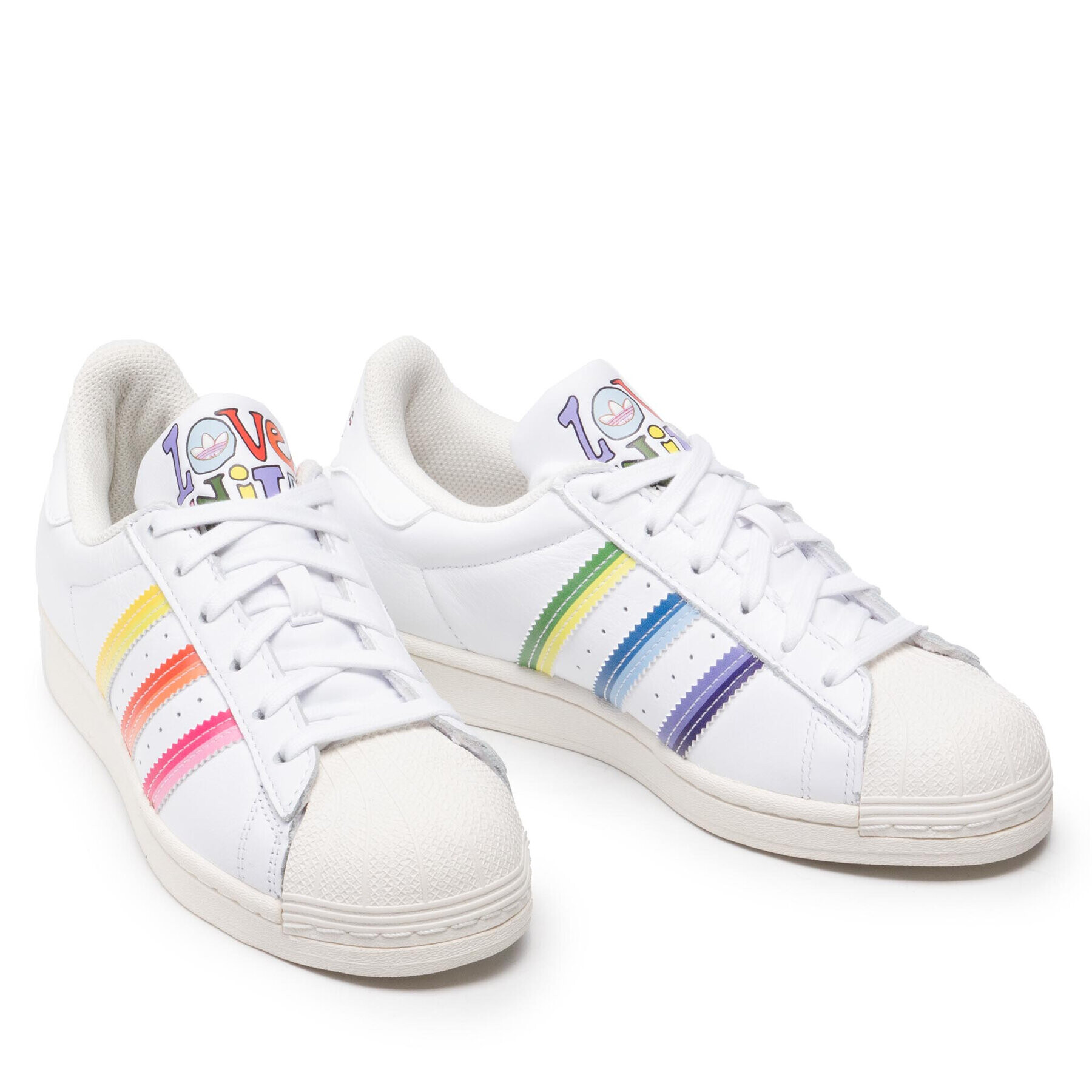 adidas Boty Superstar Pride GW2415 Bílá - Pepit.cz