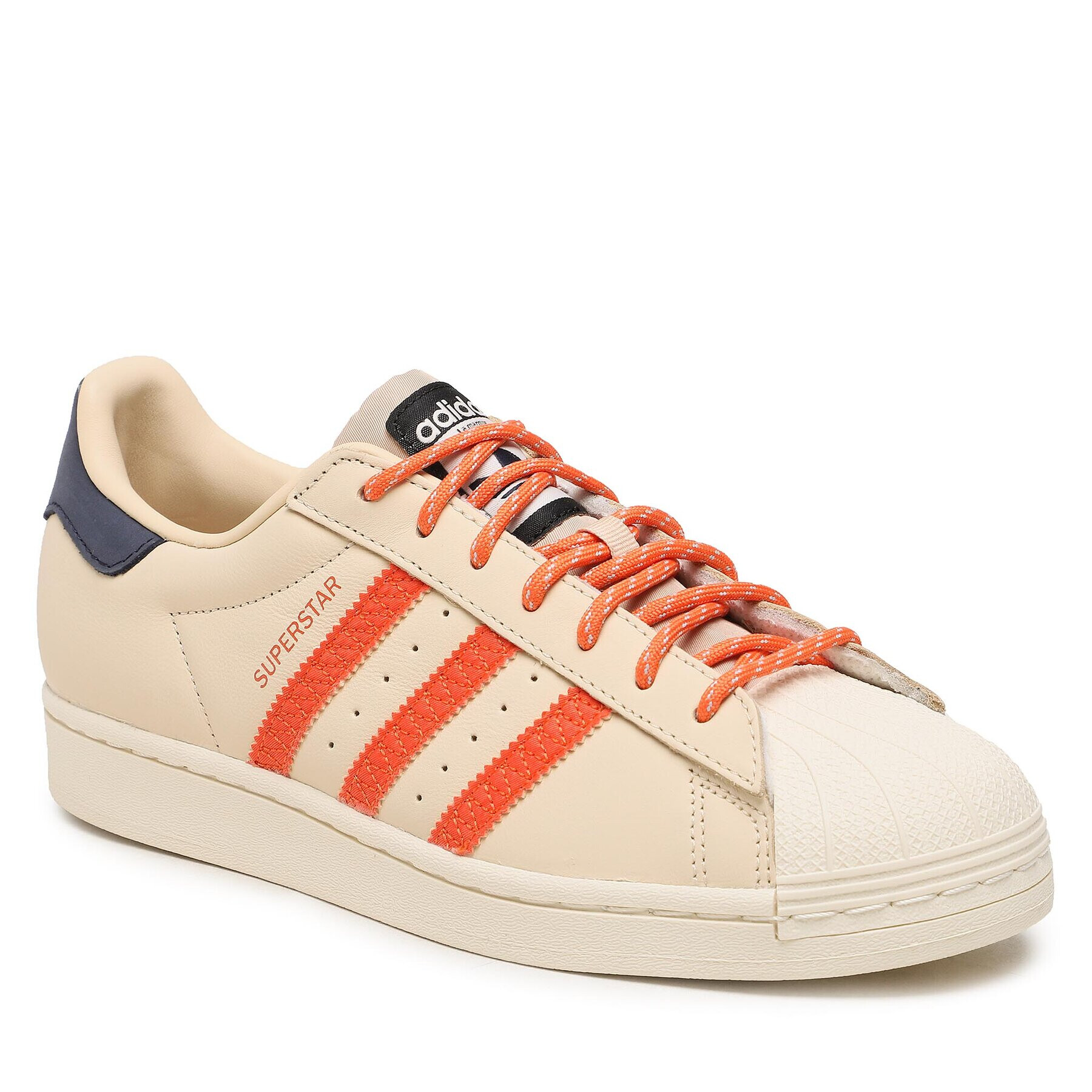 adidas Boty Superstar Shoes GW2176 Béžová - Pepit.cz