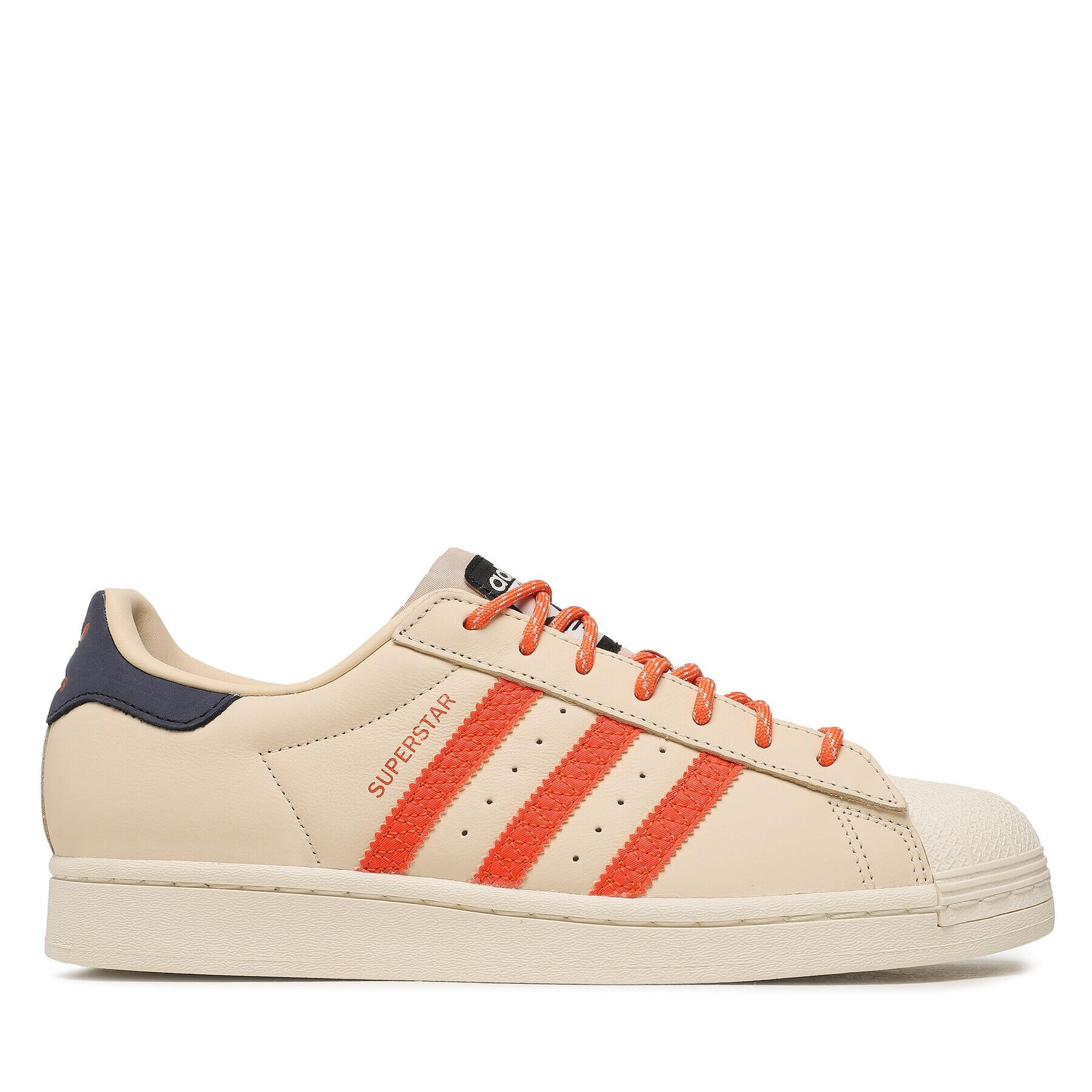 adidas Boty Superstar Shoes GW2176 Béžová - Pepit.cz