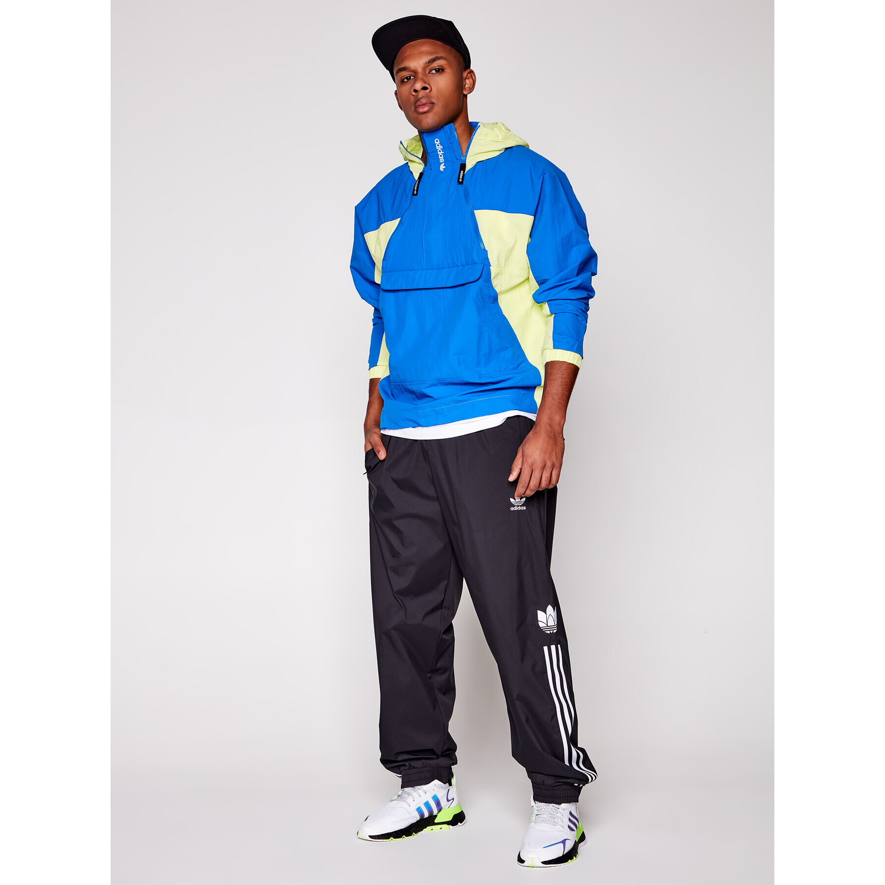 adidas Bunda anorak Adventure Mishmash GN2335 Modrá Regular Fit - Pepit.cz