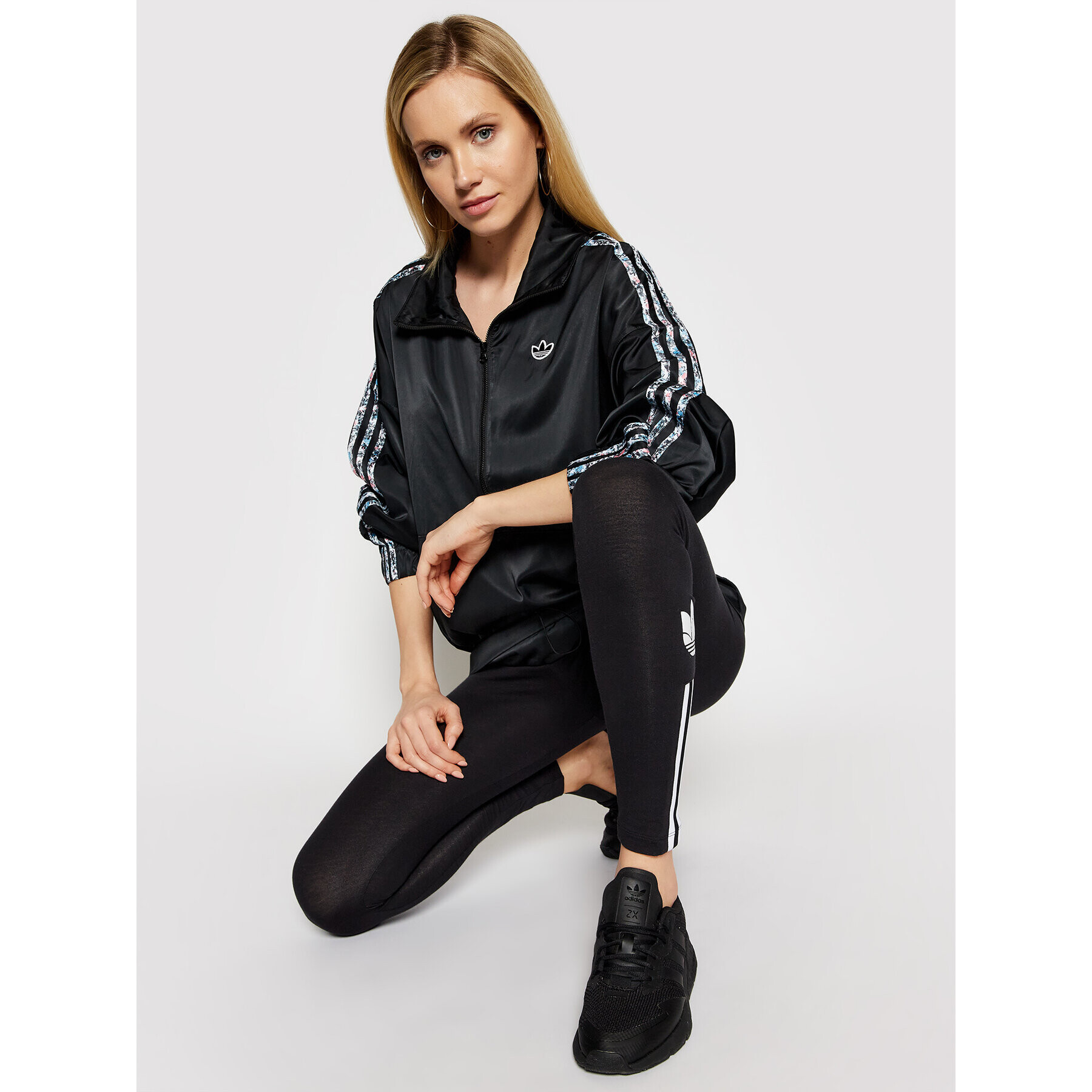 adidas Bunda anorak Half-Zip GN3105 Černá Regular Fit - Pepit.cz