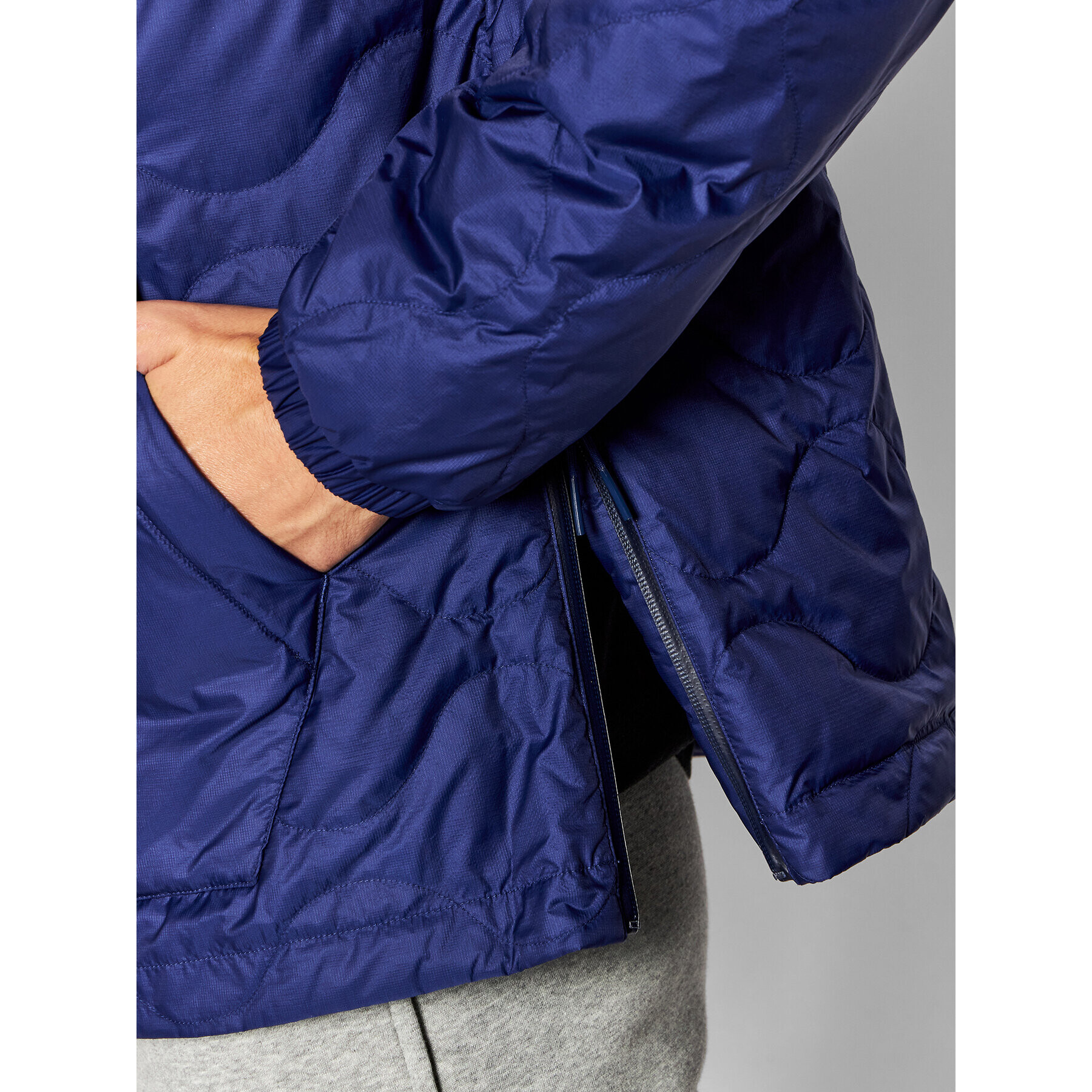 adidas Bunda anorak Quilted H13589 Tmavomodrá Regular Fit - Pepit.cz