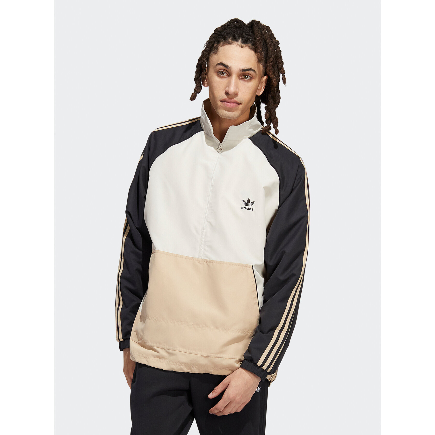 adidas Bunda anorak Woven Sst HI2998 Béžová Loose Fit - Pepit.cz