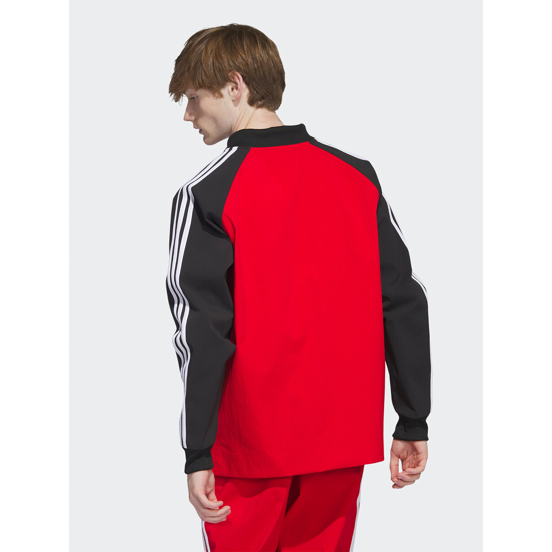 adidas Bunda bomber IC5542 Červená Regular Fit - Pepit.cz