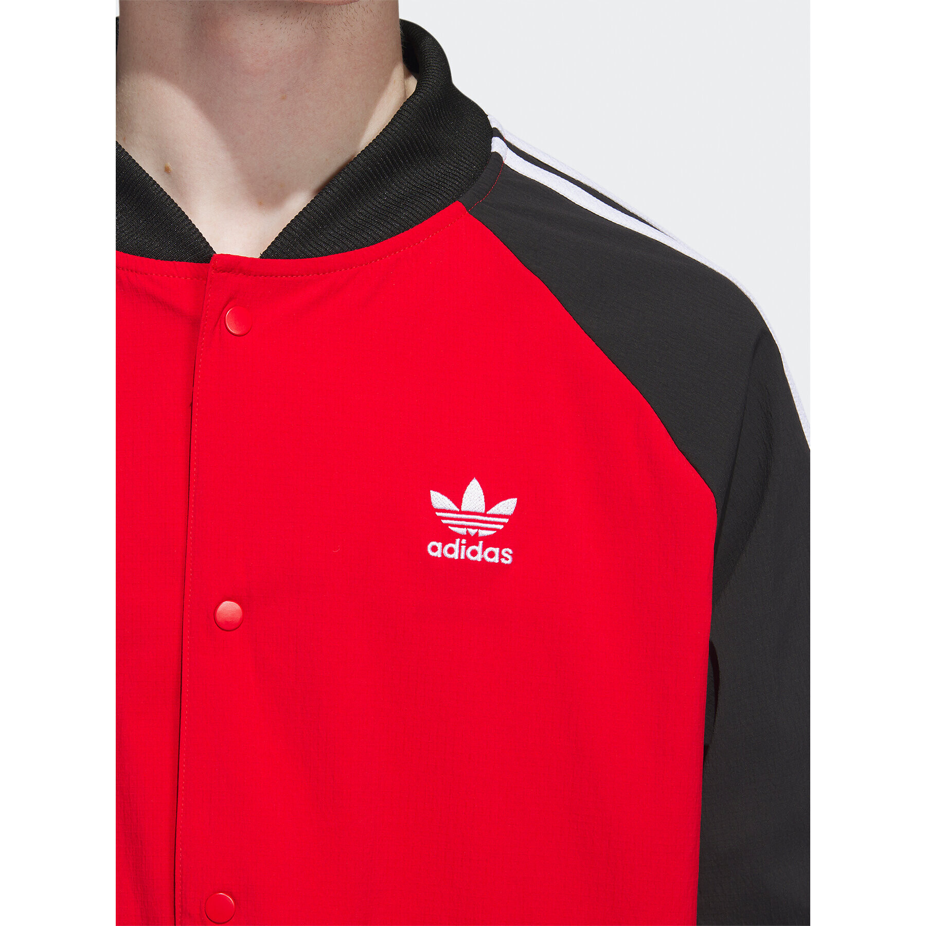 adidas Bunda bomber IC5542 Červená Regular Fit - Pepit.cz