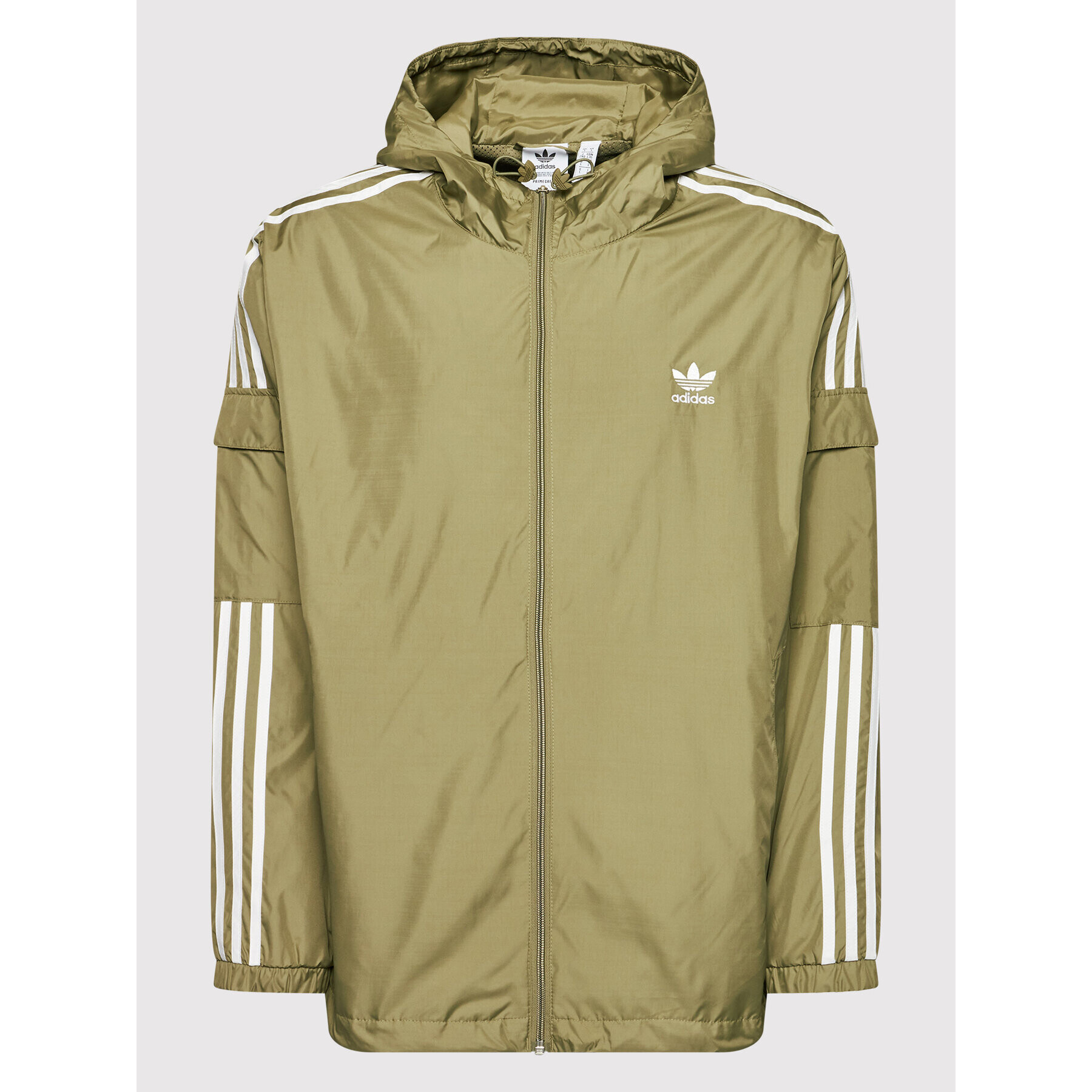 adidas Bunda pro přechodné období adicolor Classics 3-Stripes H06684 Zelená Loose Fit - Pepit.cz