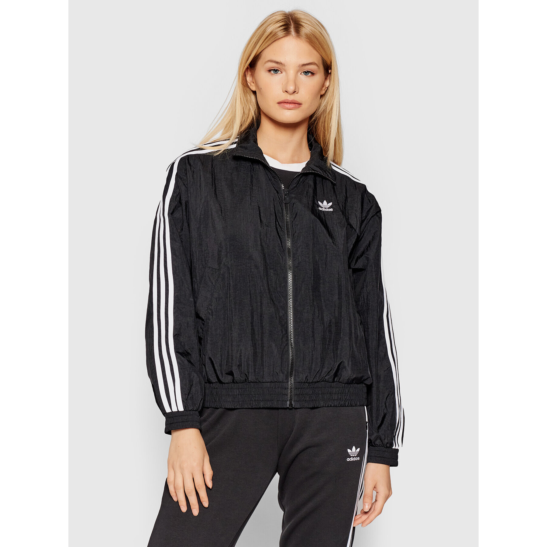 adidas Bunda pro přechodné období adicolor Classics Japona Track GN2928 Černá Standard Fit - Pepit.cz