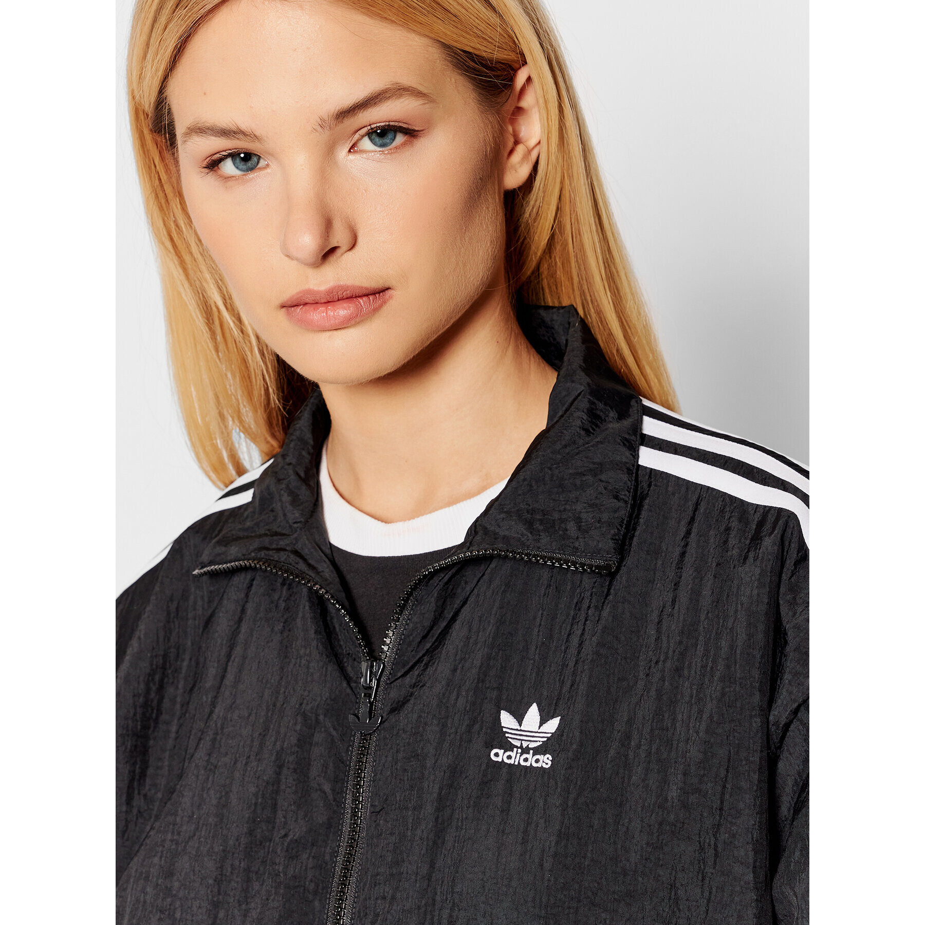 adidas Bunda pro přechodné období adicolor Classics Japona Track GN2928 Černá Standard Fit - Pepit.cz