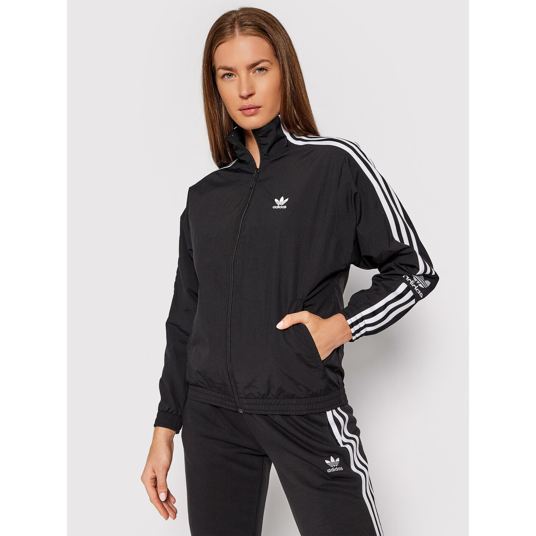 adidas Bunda pro přechodné období adicolor Classics Lock-Up Track Top H20540 Černá Regular Fit - Pepit.cz