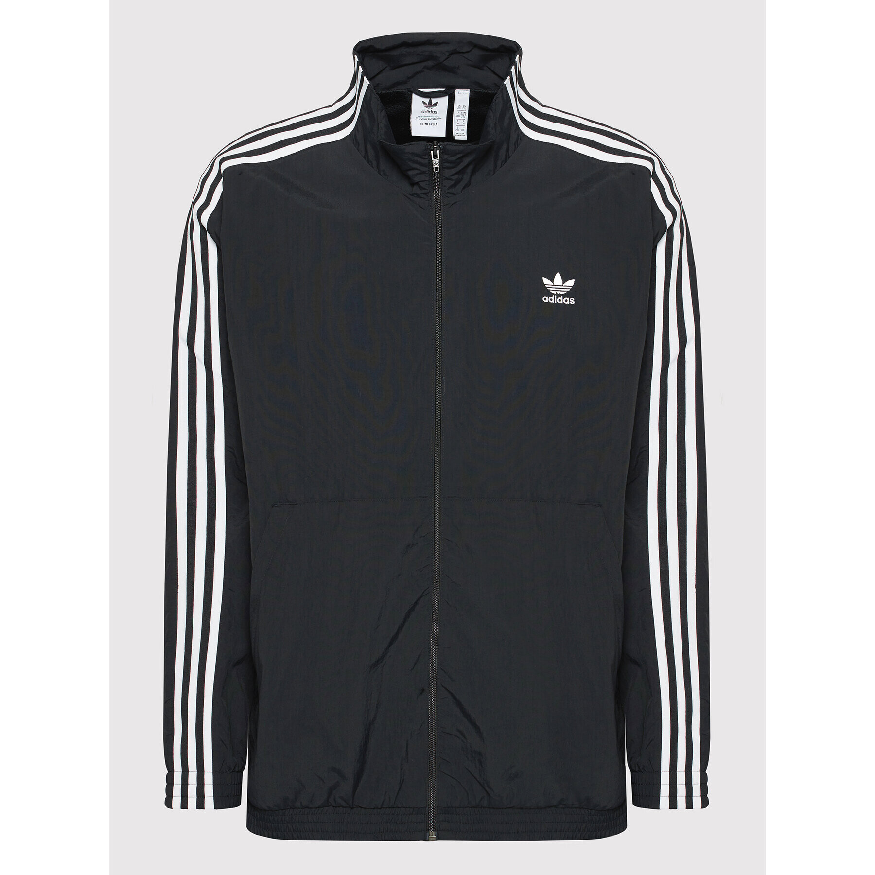 adidas Bunda pro přechodné období adicolor Classics Lock-Up Trefoil Track H41391 Černá Loose Fit - Pepit.cz