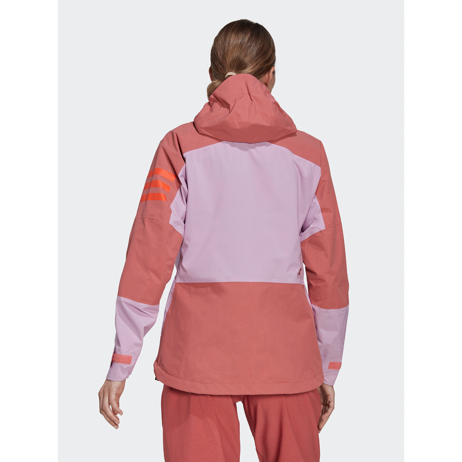 adidas Bunda pro přechodné období Terrex Xploric Rain.Rdy HH9272 Fialová Regular Fit - Pepit.cz