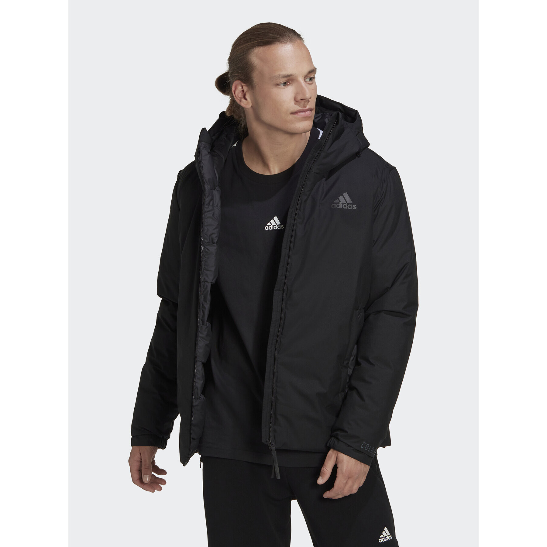 adidas Bunda pro přechodné období Traveer Cold.Rdy HG6017 Černá Standard Fit - Pepit.cz