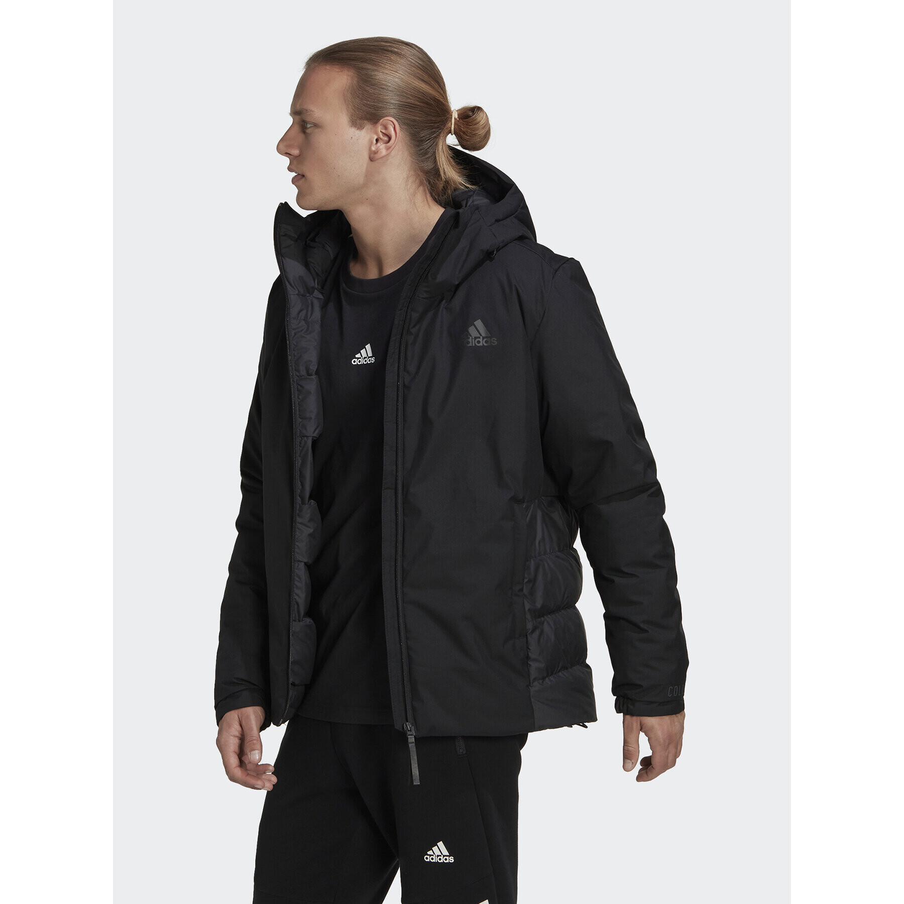 adidas Bunda pro přechodné období Traveer Cold.Rdy HG6017 Černá Standard Fit - Pepit.cz