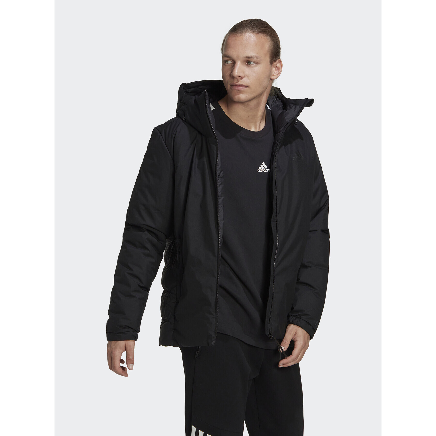 adidas Bunda pro přechodné období Traveer Cold.Rdy HG6017 Černá Standard Fit - Pepit.cz